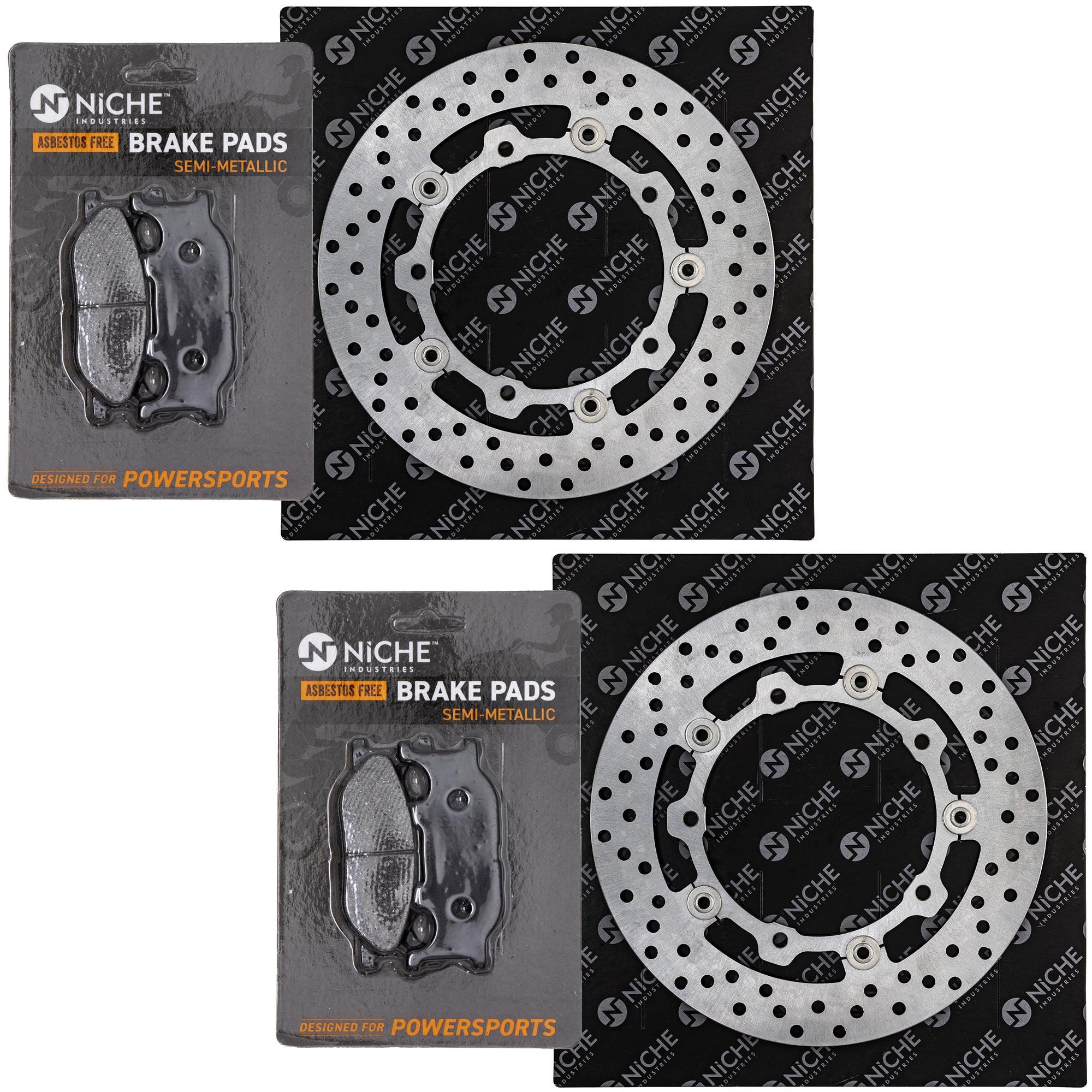 Complete Front or Rear Pad and Rotor Set Yamaha | NICHE PARTS