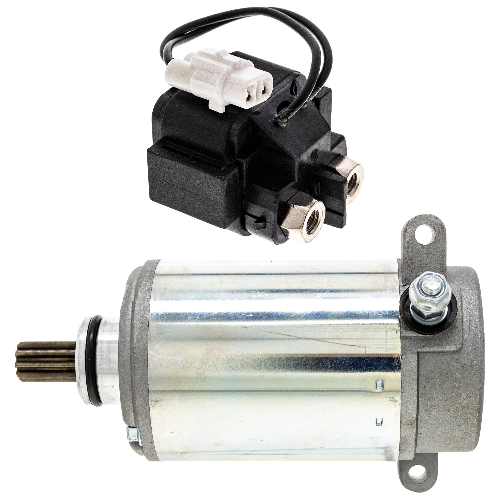 Starter Motor & Solenoid Kit for zOTHER Yamaha Kodiak Big 4KB-81800-00-00 4KB-81890-00-00 NICHE MK1007529