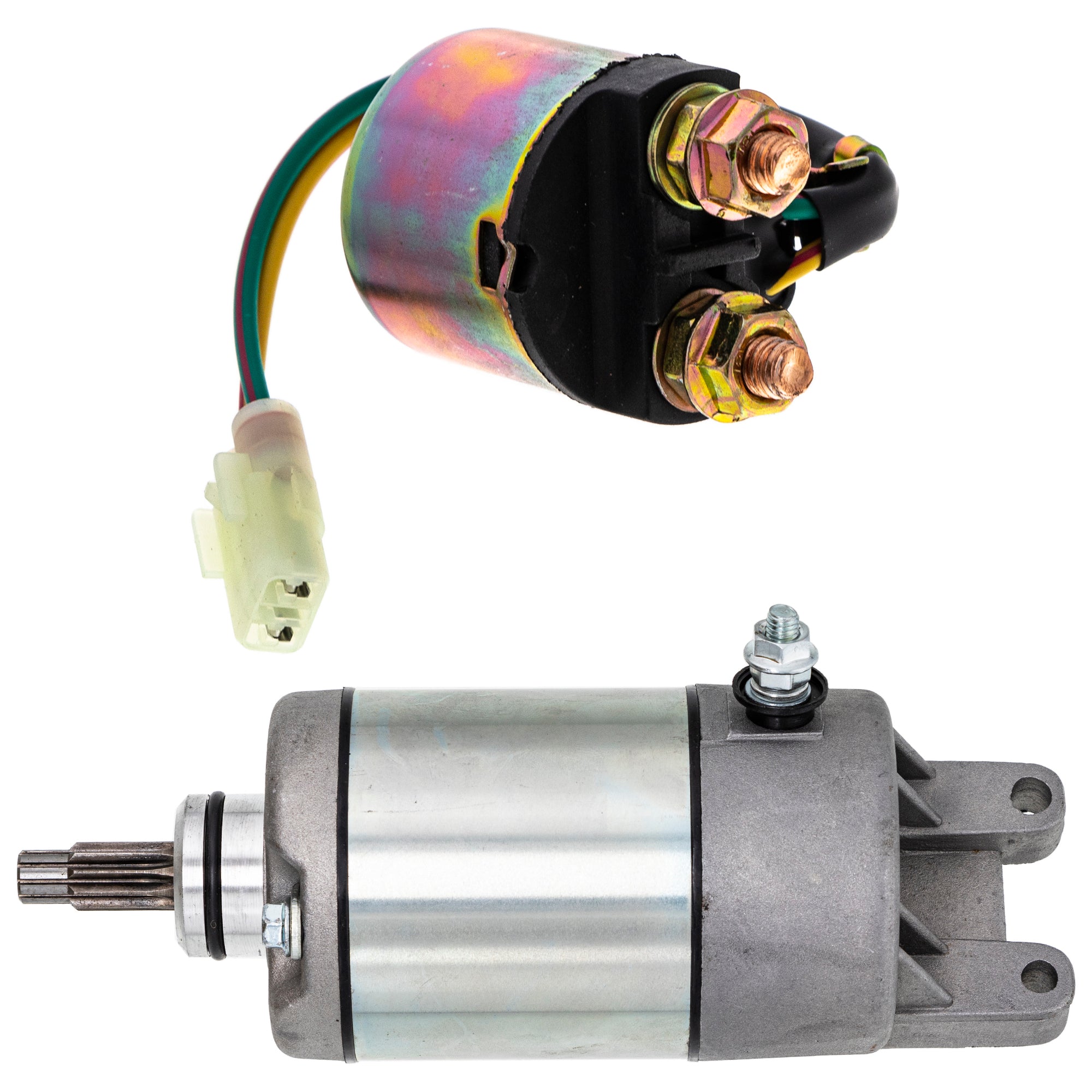 Starter Motor & Solenoid Kit for zOTHER Honda Arctic Cat Textron TRX300 SporTrax NICHE MK1007547