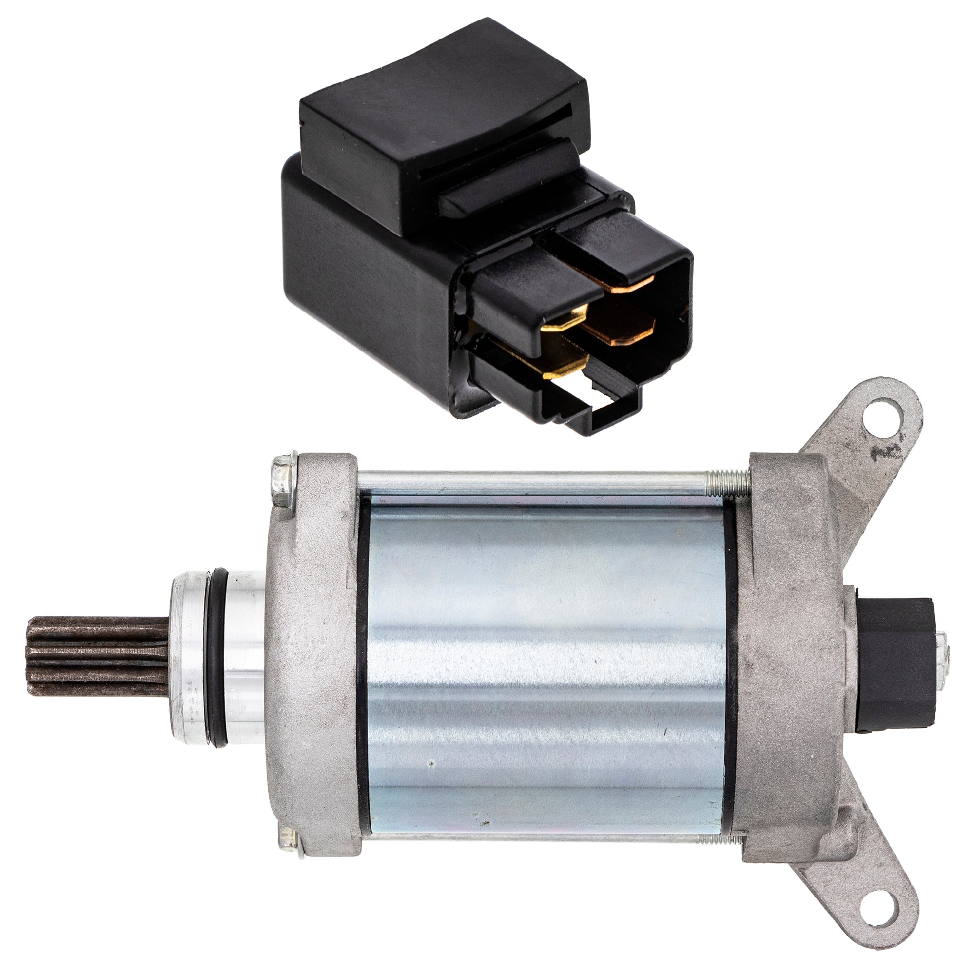 Starter Motor & Solenoid Kit for zOTHER Yamaha Grizzly 1CT-81890-00-00 NICHE MK1007606