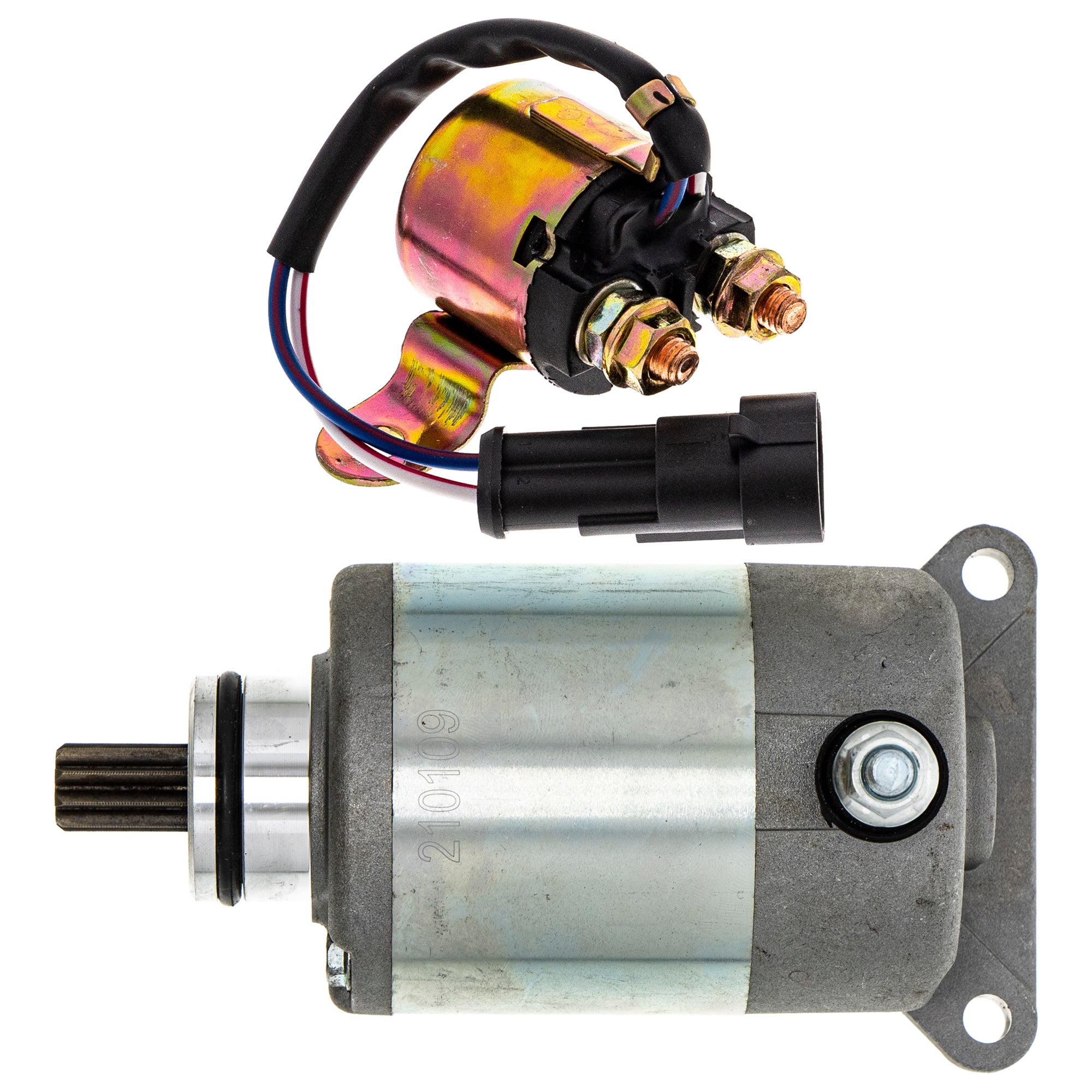 Starter Motor & Solenoid Kit for Polaris GEM Sportsman Ranger Hawkeye ACE NICHE MK1007667