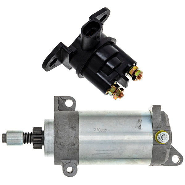 NICHE Starter Motor & Solenoid Kit For Ski-Doo Snowmobiles – Fits 600, 800R, MXZ, Renegade, Summit Models