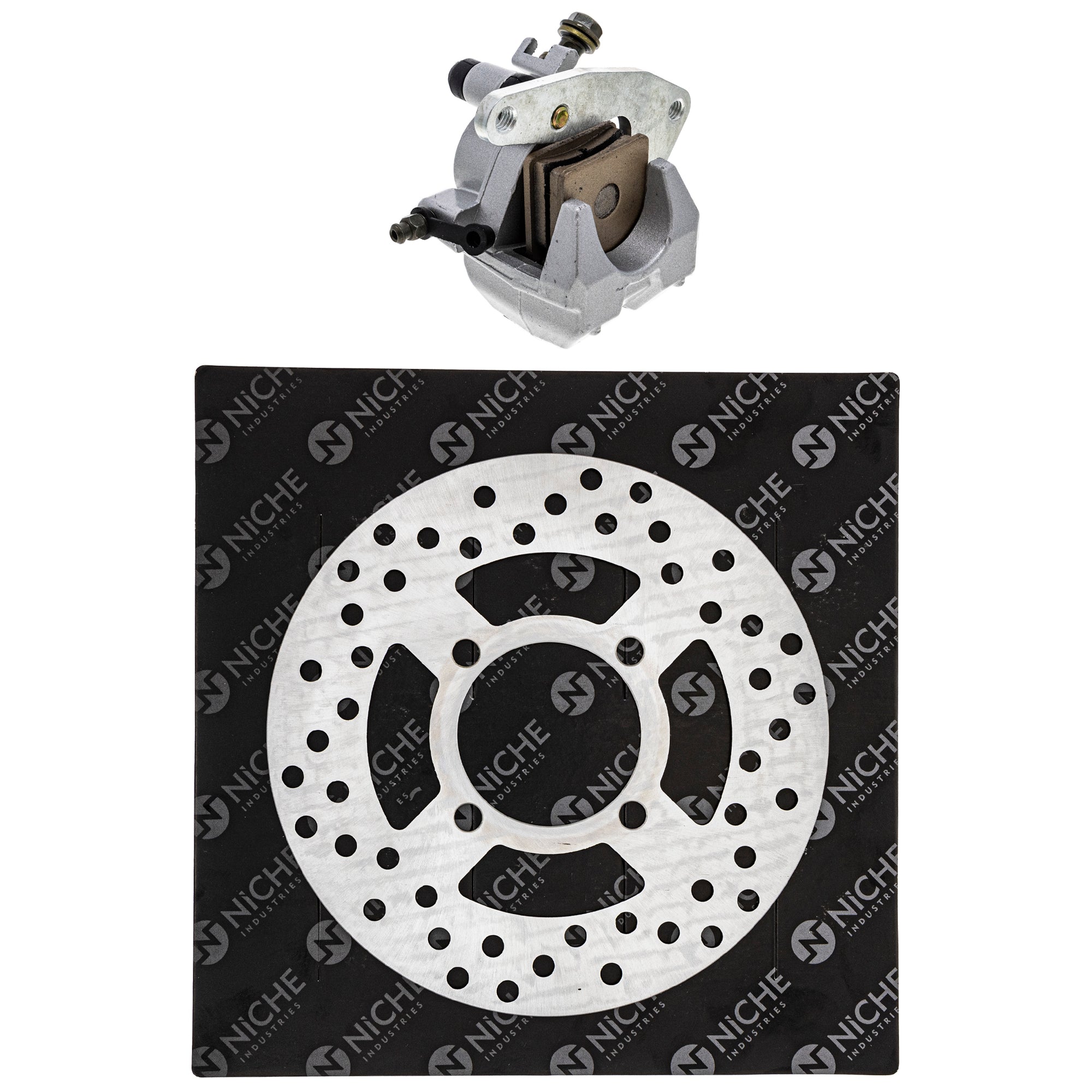 Single Caliper, Rotor, Pad Set for zOTHER Yamaha Grizzly NICHE MK1007859