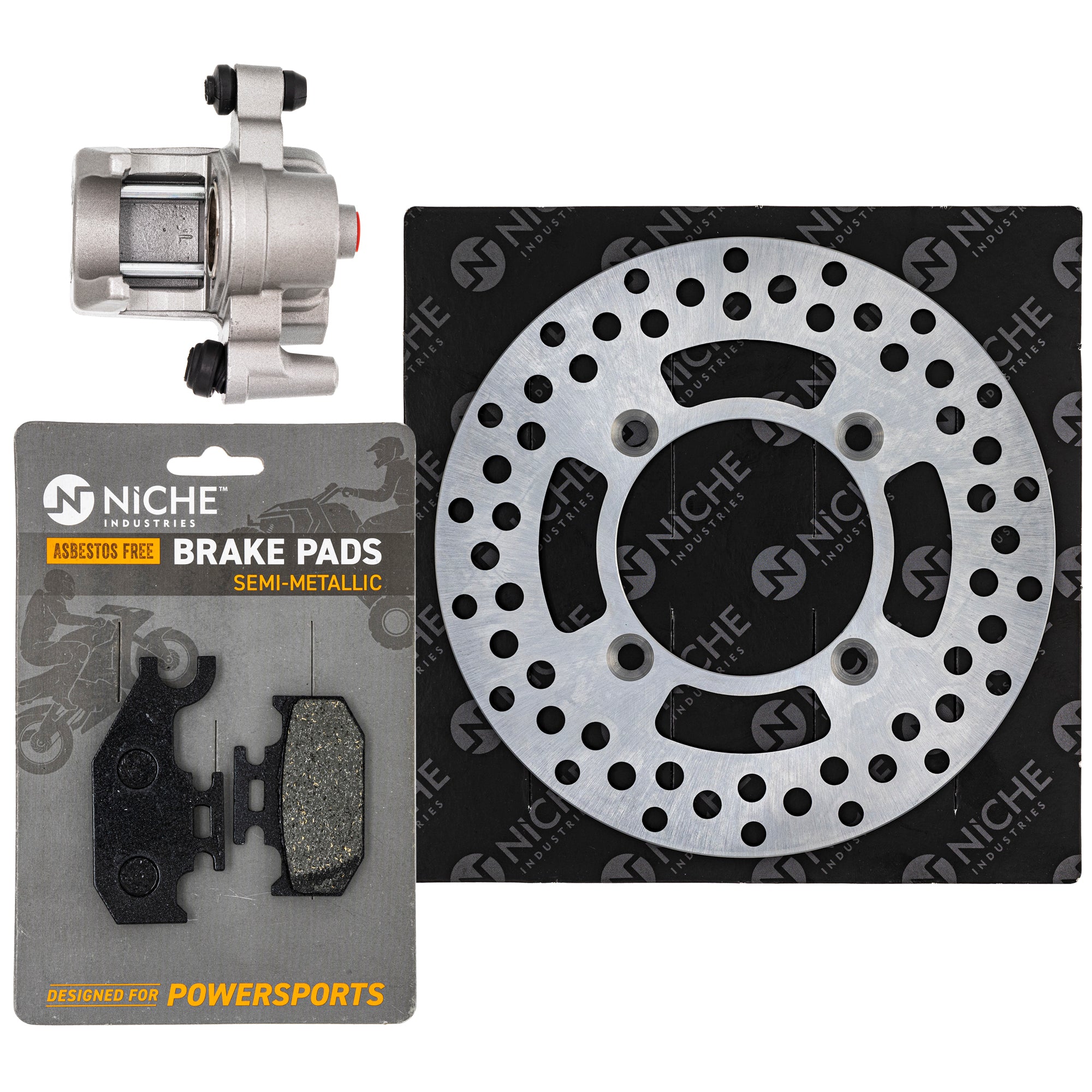 Single Caliper, Rotor, Pad Set for zOTHER Yamaha BRP Can-Am Ski-Doo Sea-Doo DS NICHE MK1007955