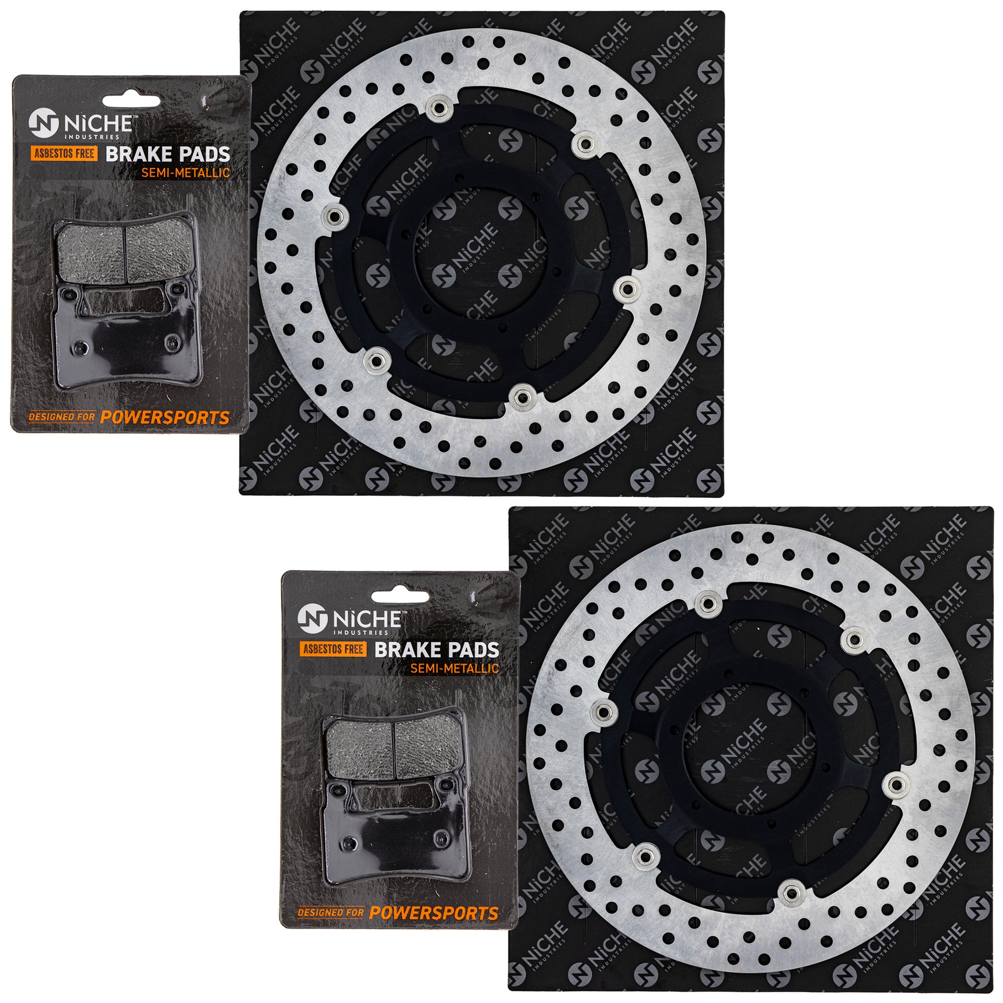 Rotor & Brake Pad Kit for zOTHER Kawasaki Honda Harley Davidson RC51 NICHE MK1008101