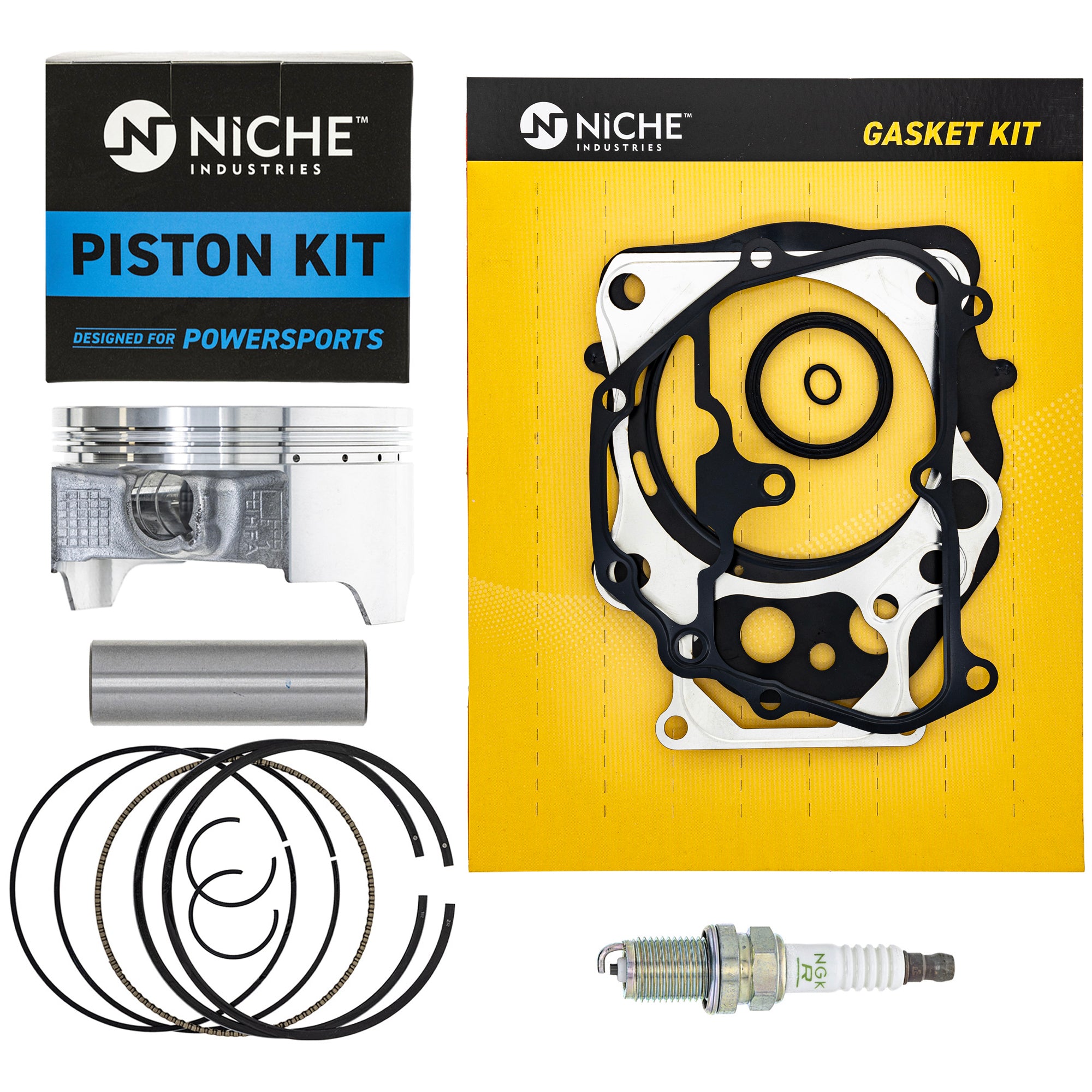 Piston Gasket Spark Plug Kit for Pioneer FourTrax NICHE MK1011879