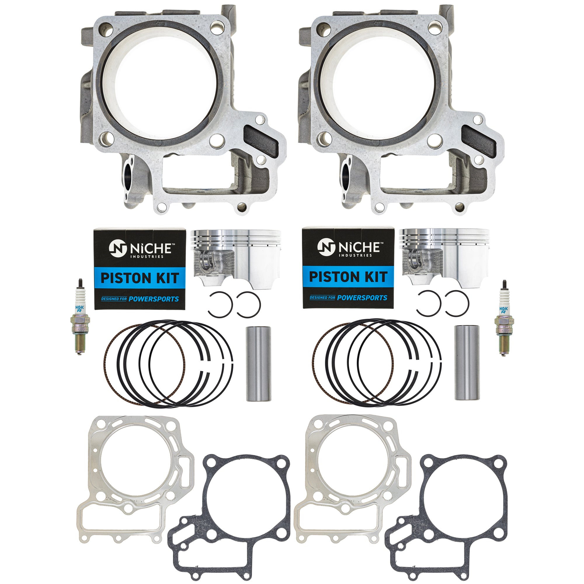 Cylinder Piston Gasket Spark Plug Kit for Teryx Brute NICHE MK1011933