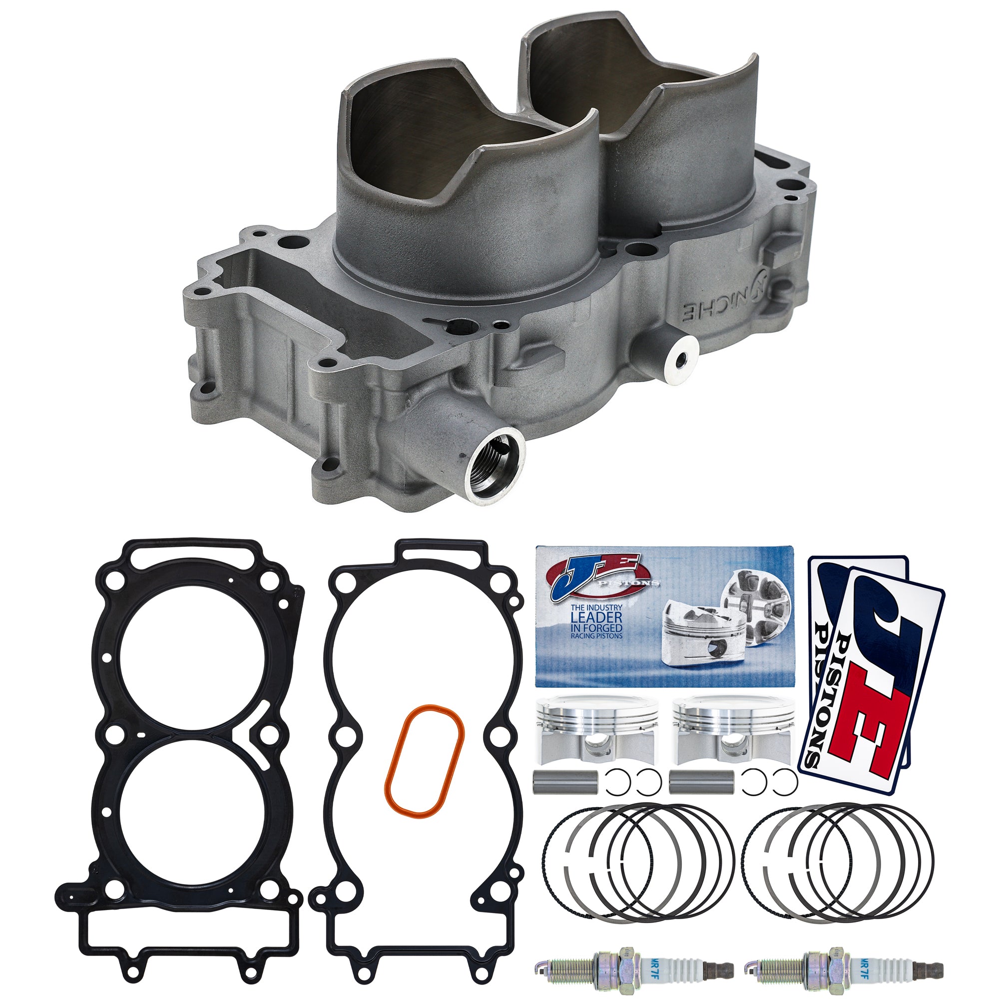 Cylinder Piston Gasket Spark Plug Kit Polaris | NICHE PARTS