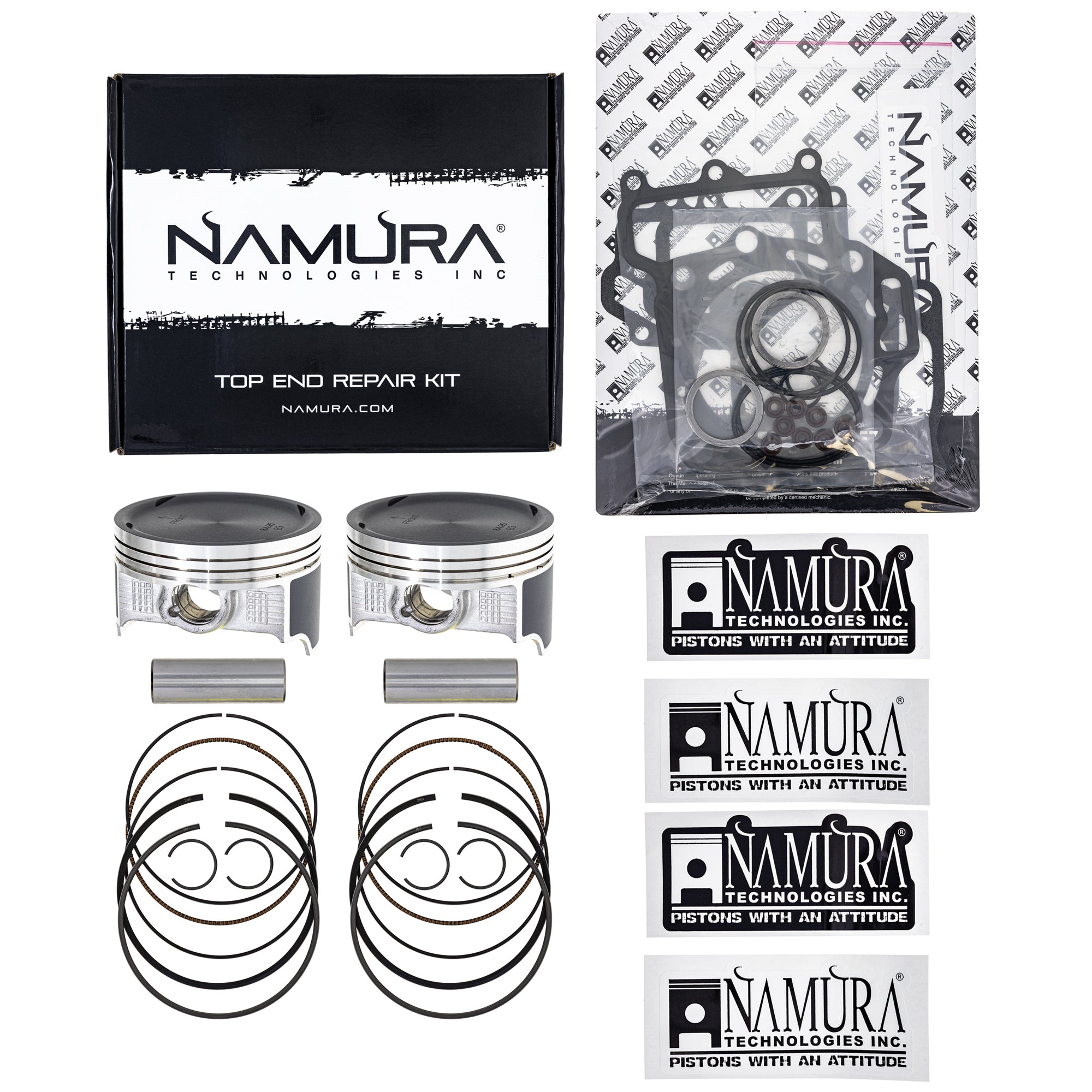 Cylinder Piston Gasket Spark Plug Kit For Kawasaki MK1011975