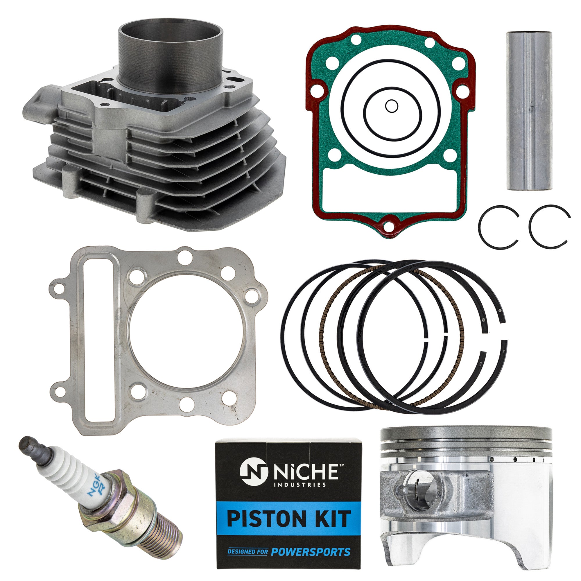 Cylinder Piston Gasket Spark Plug Kit Kawasaki | NICHE PARTS
