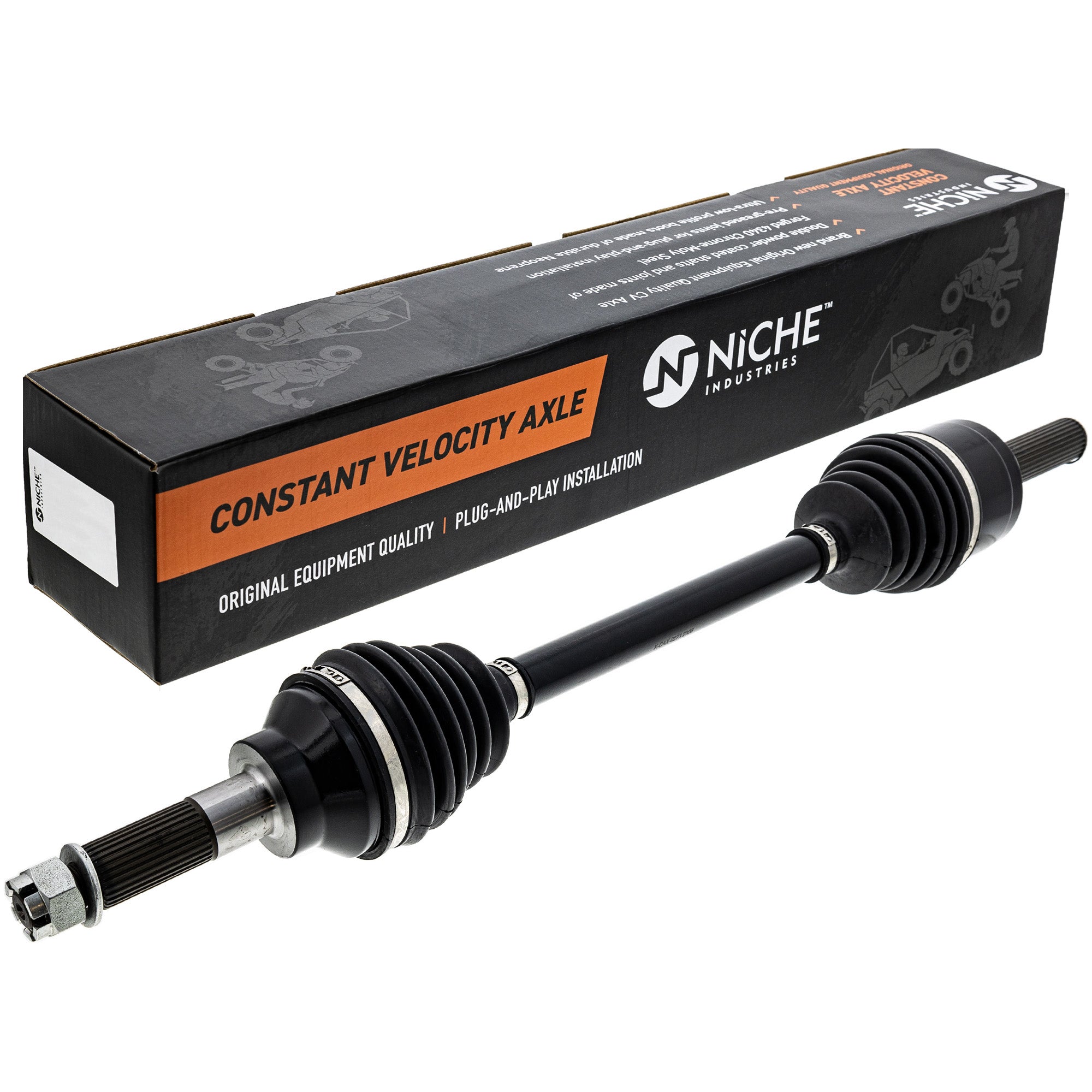 Hazel。a d01+a d04 High Strength Drive Shaft CV Axle Assembly Kawasaki | NICHE PARTS