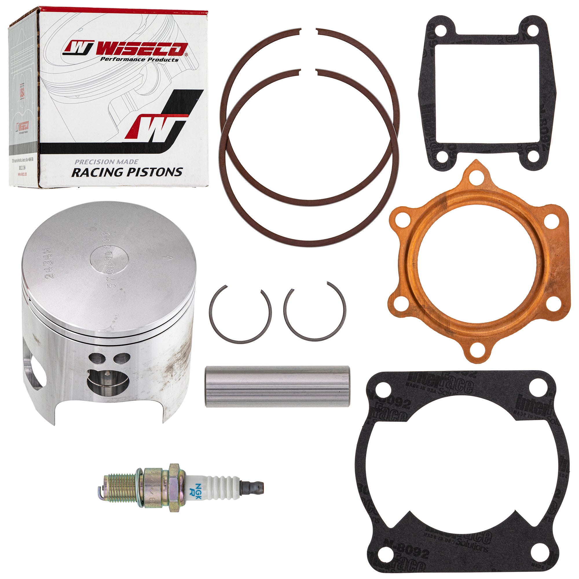 Gasket Wiseco Piston Rings Top End Kit for Yamaha Blaster NICHE MK1012183