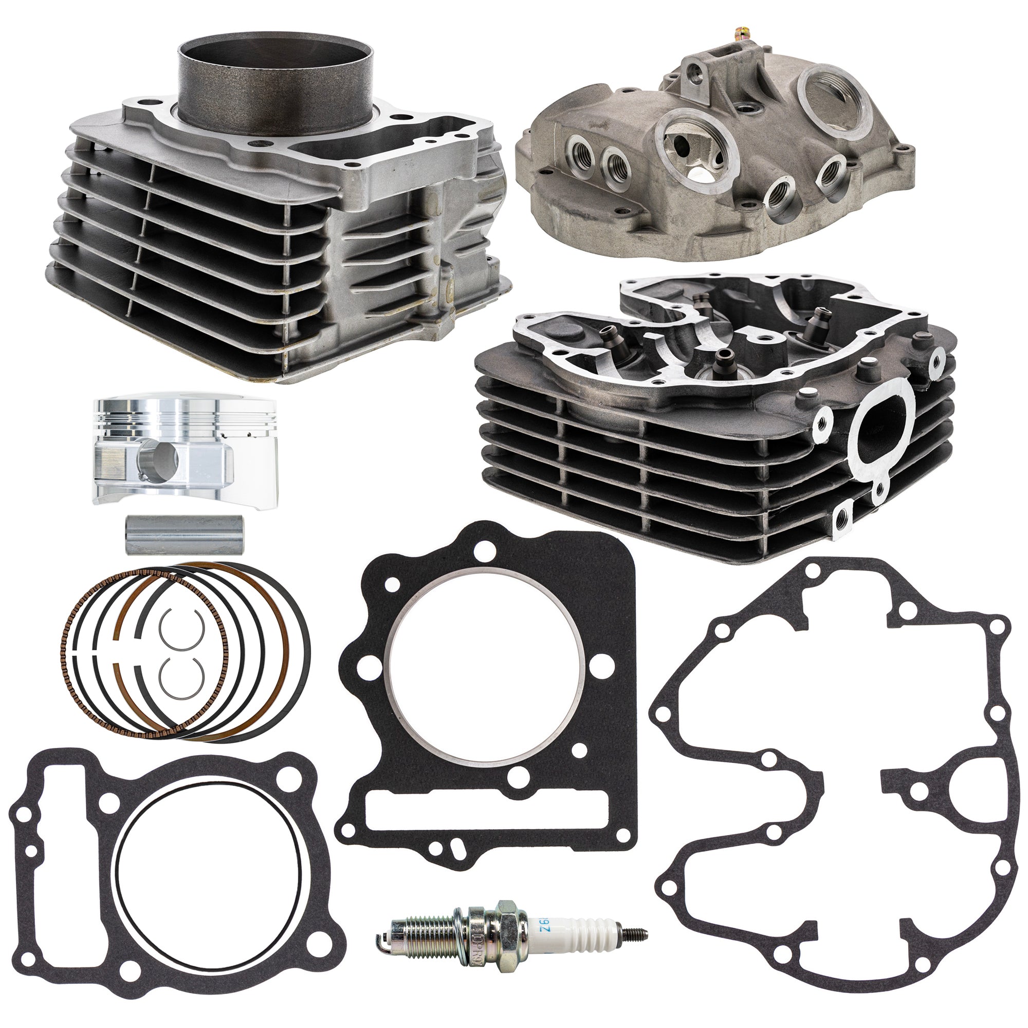 Cylinder JE Piston Cylinder Head Gasket Spark Plug Kit for XR400R NICHE MK1012435