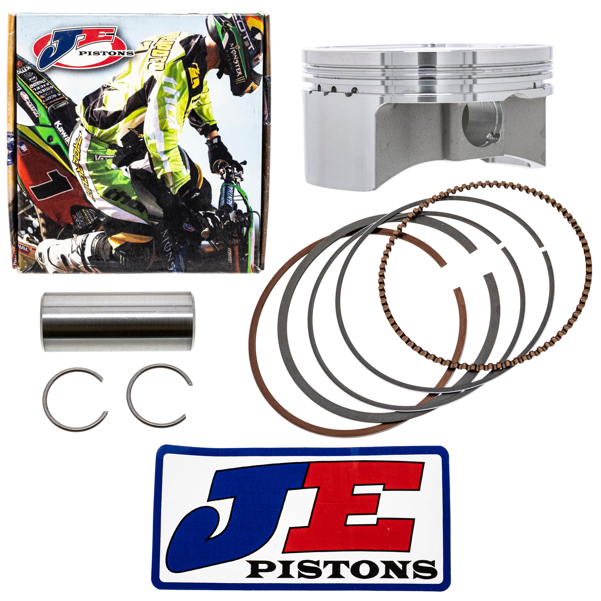 Cylinder JE Piston Gasket Spark Plug Kit Suzuki Arctic