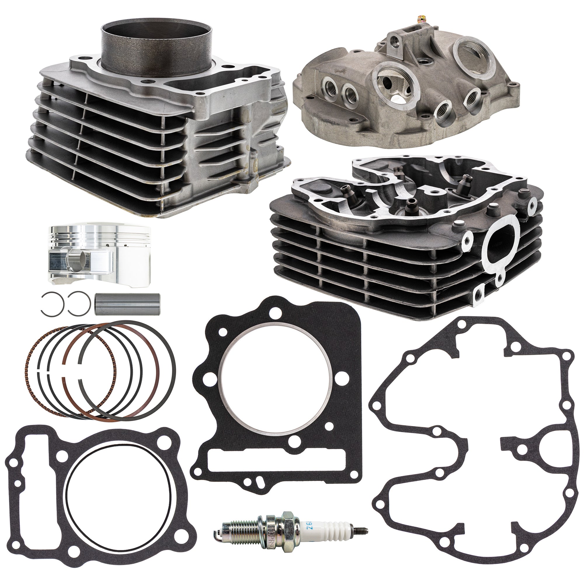 Cylinder JE Piston Cylinder Head Gasket Spark Plug Kit for XR400R NICHE MK1012438