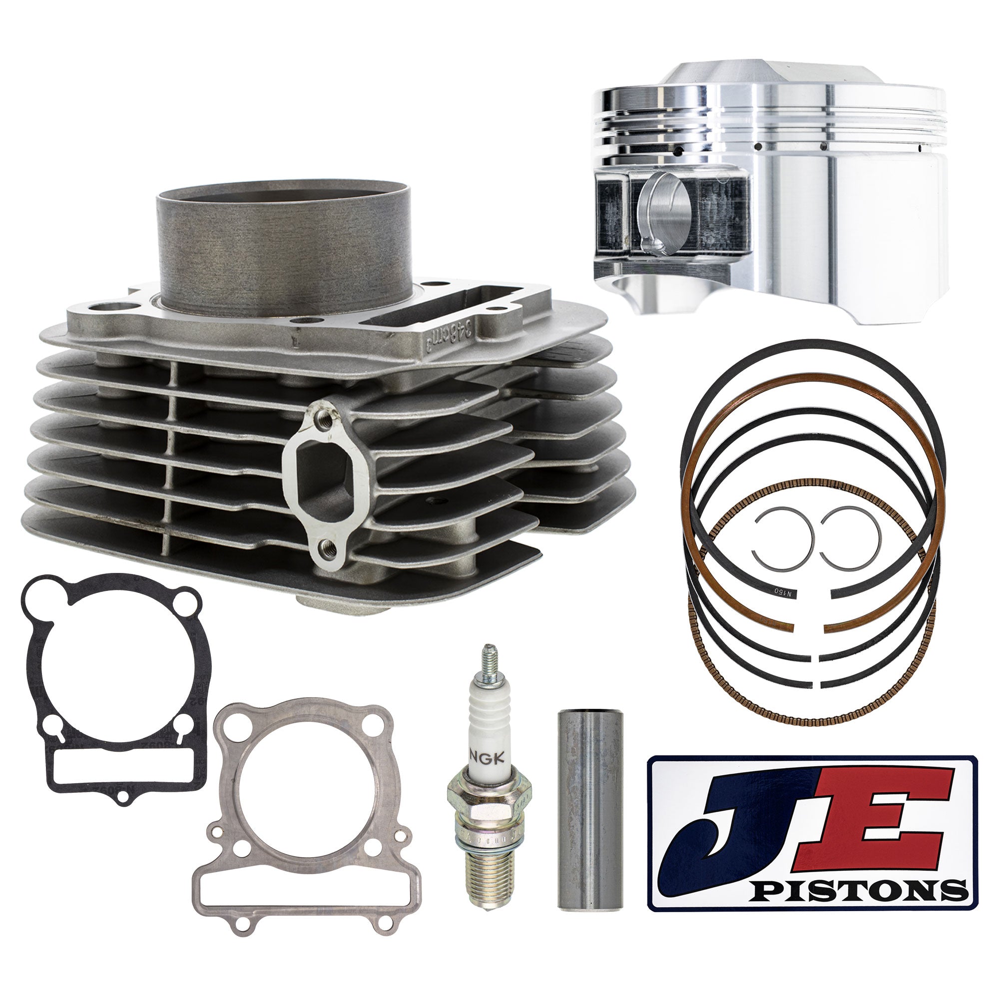 Cylinder JE Piston Gasket Spark Plug Kit for Wolverine Warrior Raptor Moto NICHE MK1012442