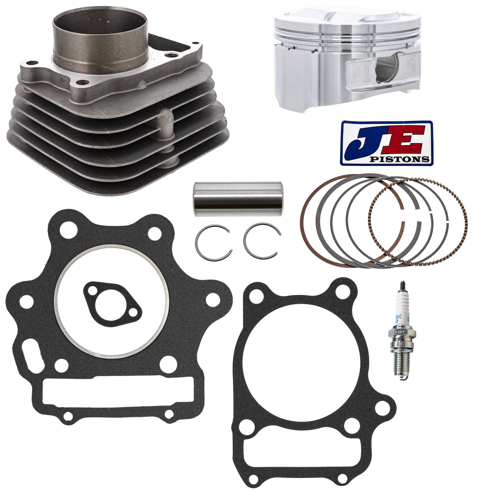 Cylinder JE Piston Gasket Spark Plug Kit for SporTrax FourTrax NICHE MK1012445