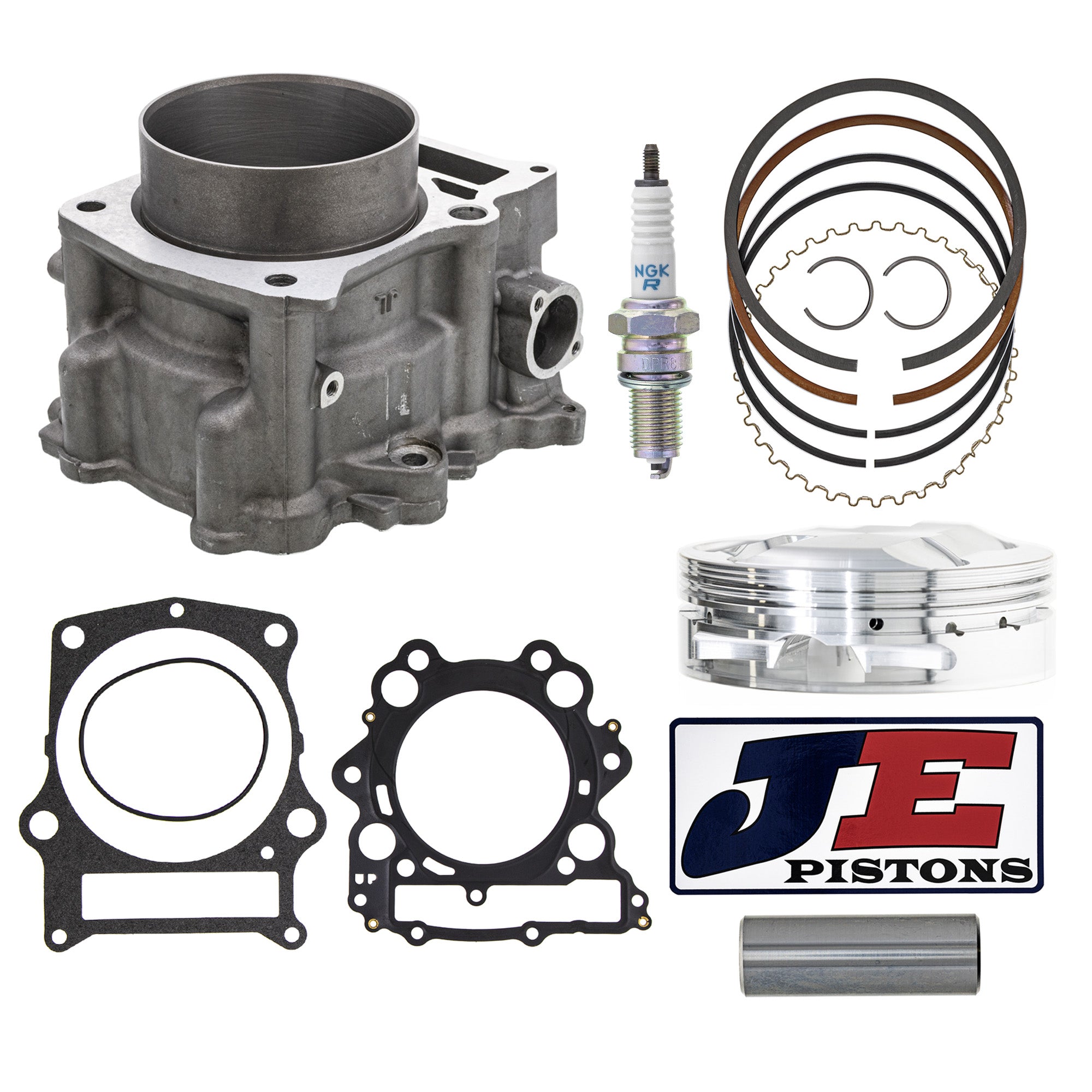 Cylinder Piston Gasket Spark Plug Kit for Rhino Grizzly NICHE MK1012451