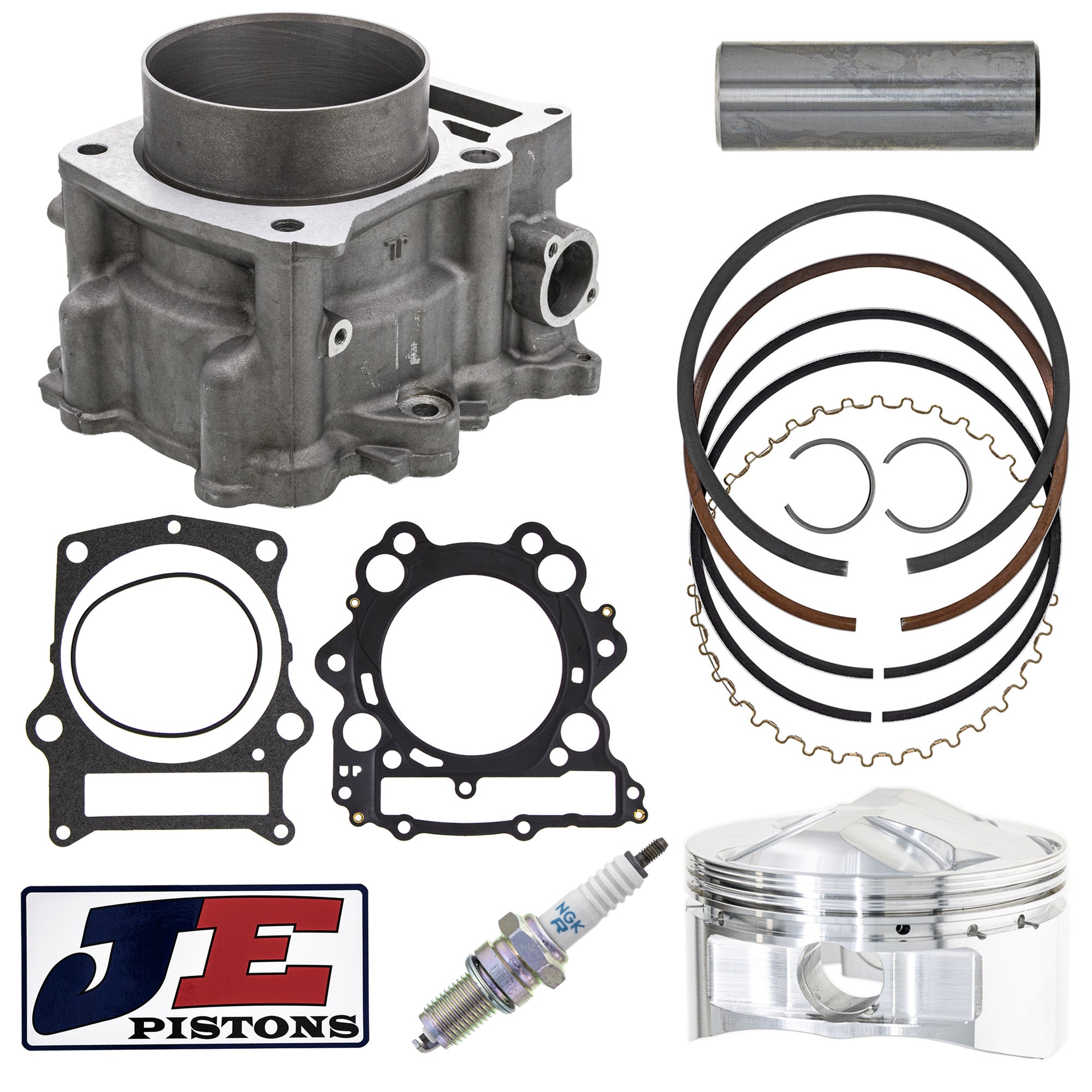 Cylinder JE Piston Gasket Spark Plug Kit for Rhino Raptor Grizzly NICHE MK1012455