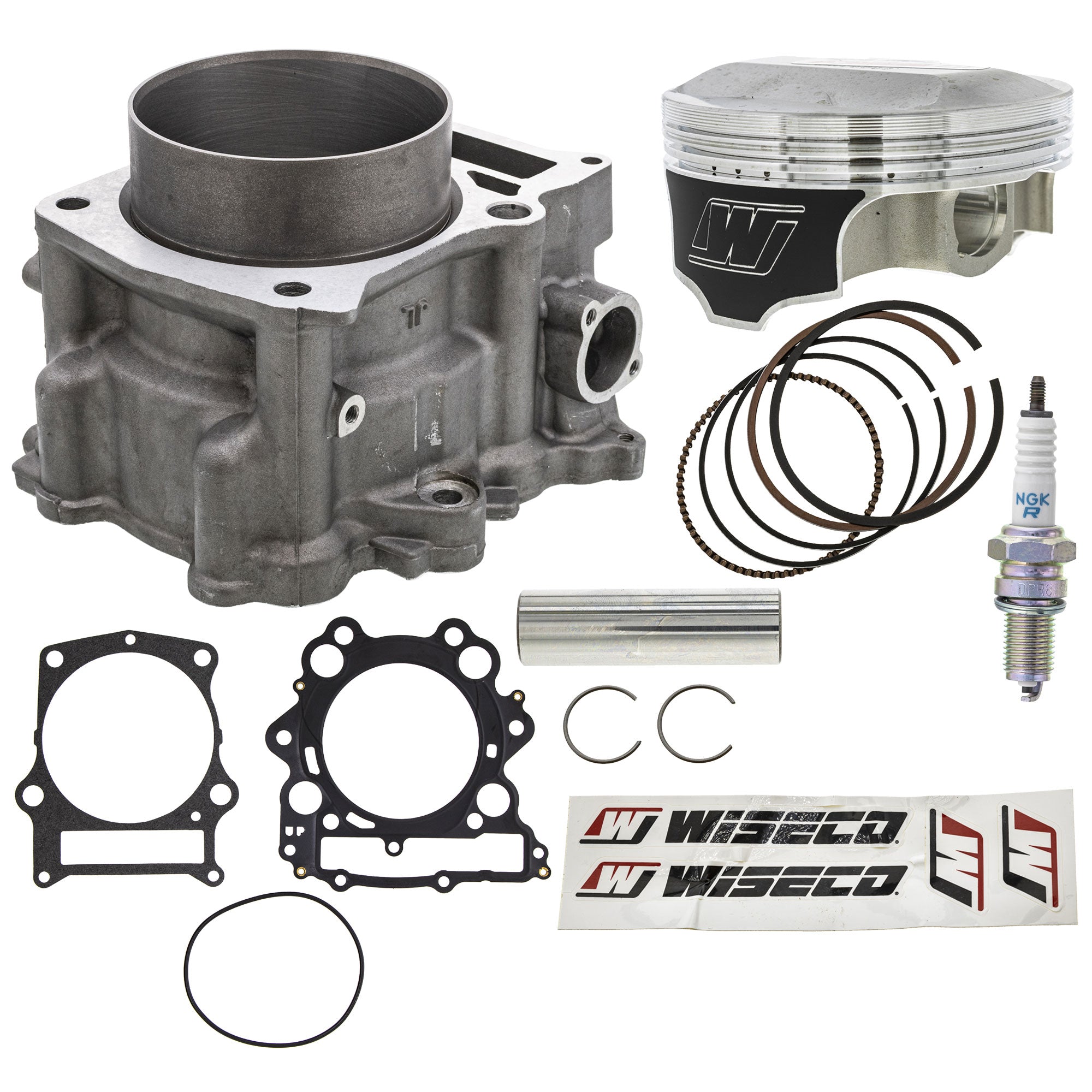 Cylinder Wiseco Piston Gasket Spark Plug Kit for Rhino Raptor Grizzly NICHE MK1012489