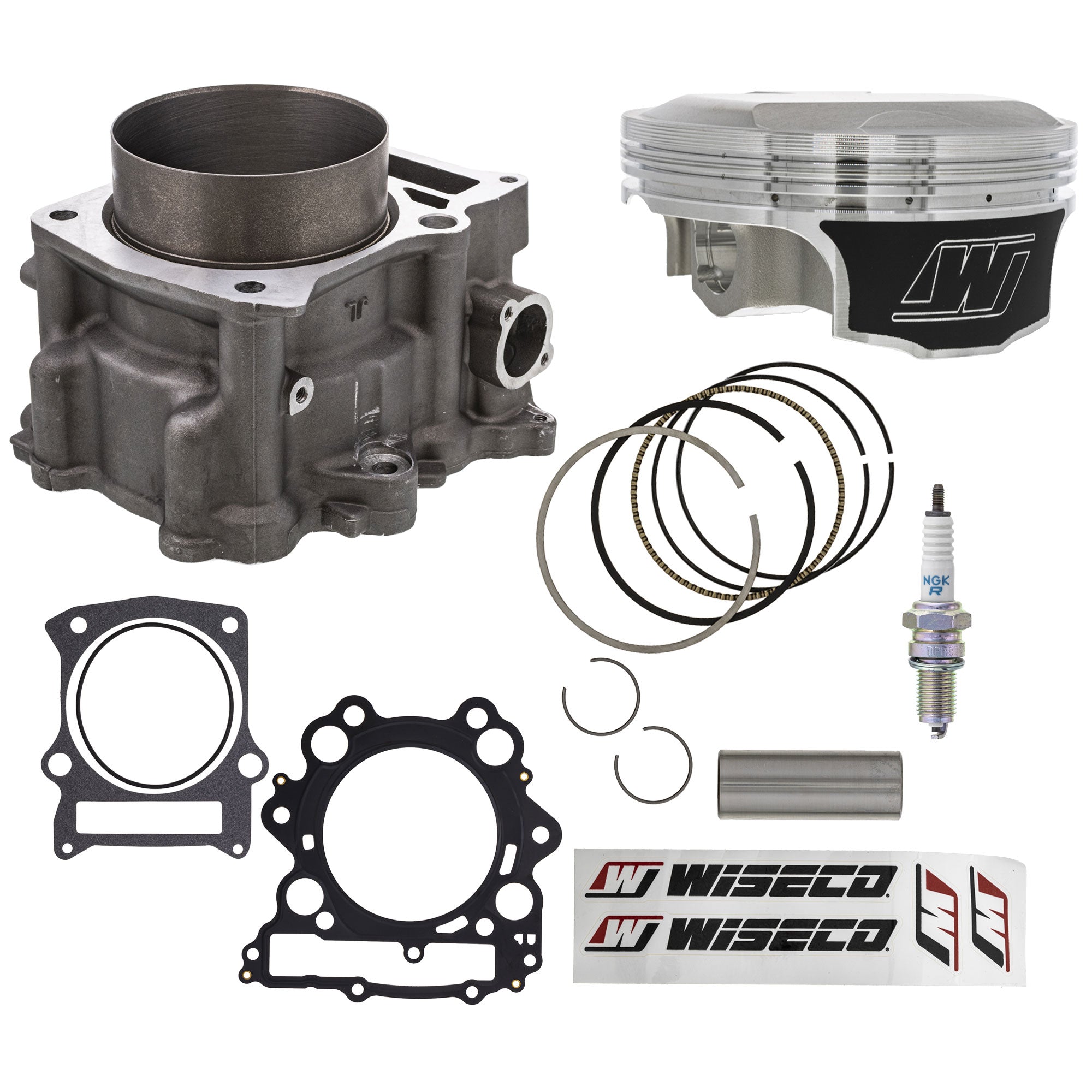 Cylinder Wiseco Piston Gasket Spark Plug Kit for Rhino Raptor Grizzly NICHE MK1012494