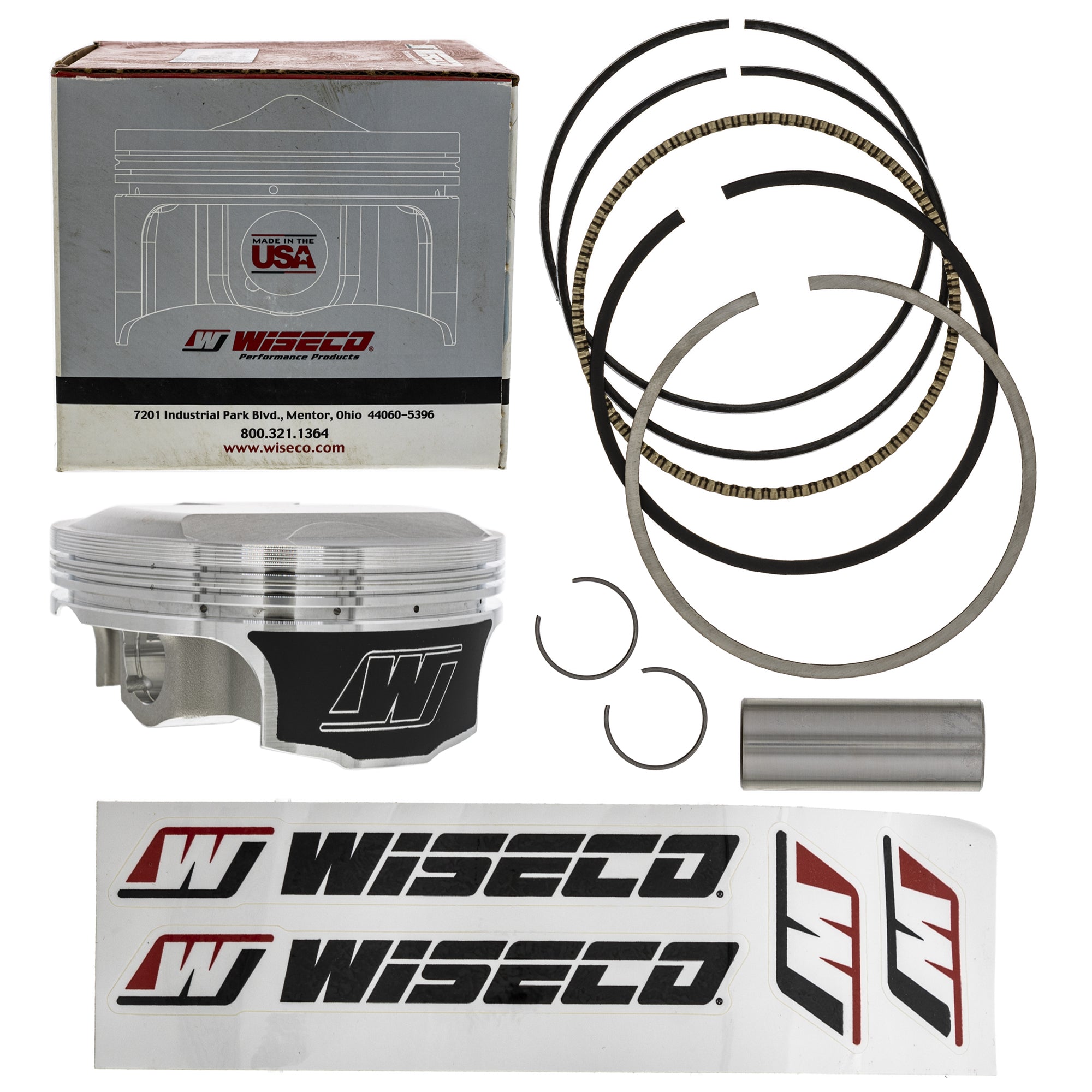 Cylinder Wiseco Piston Gasket Spark Plug Kit For Yamaha