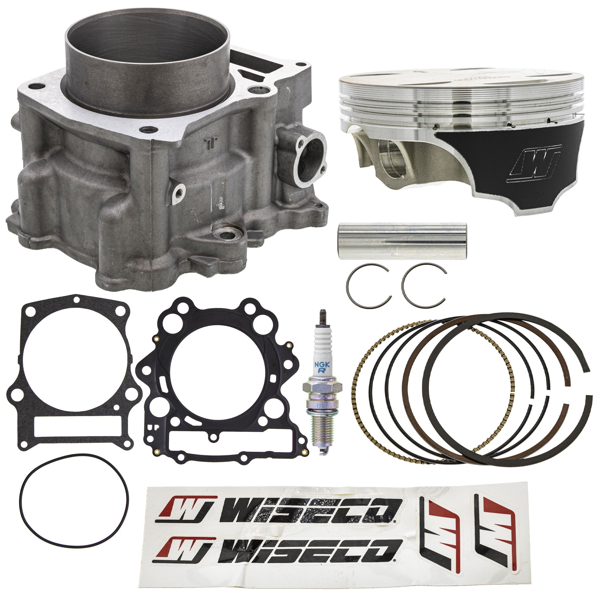 Cylinder Wiseco Piston Gasket Spark Plug Kit for Rhino Raptor Grizzly NICHE MK1012500