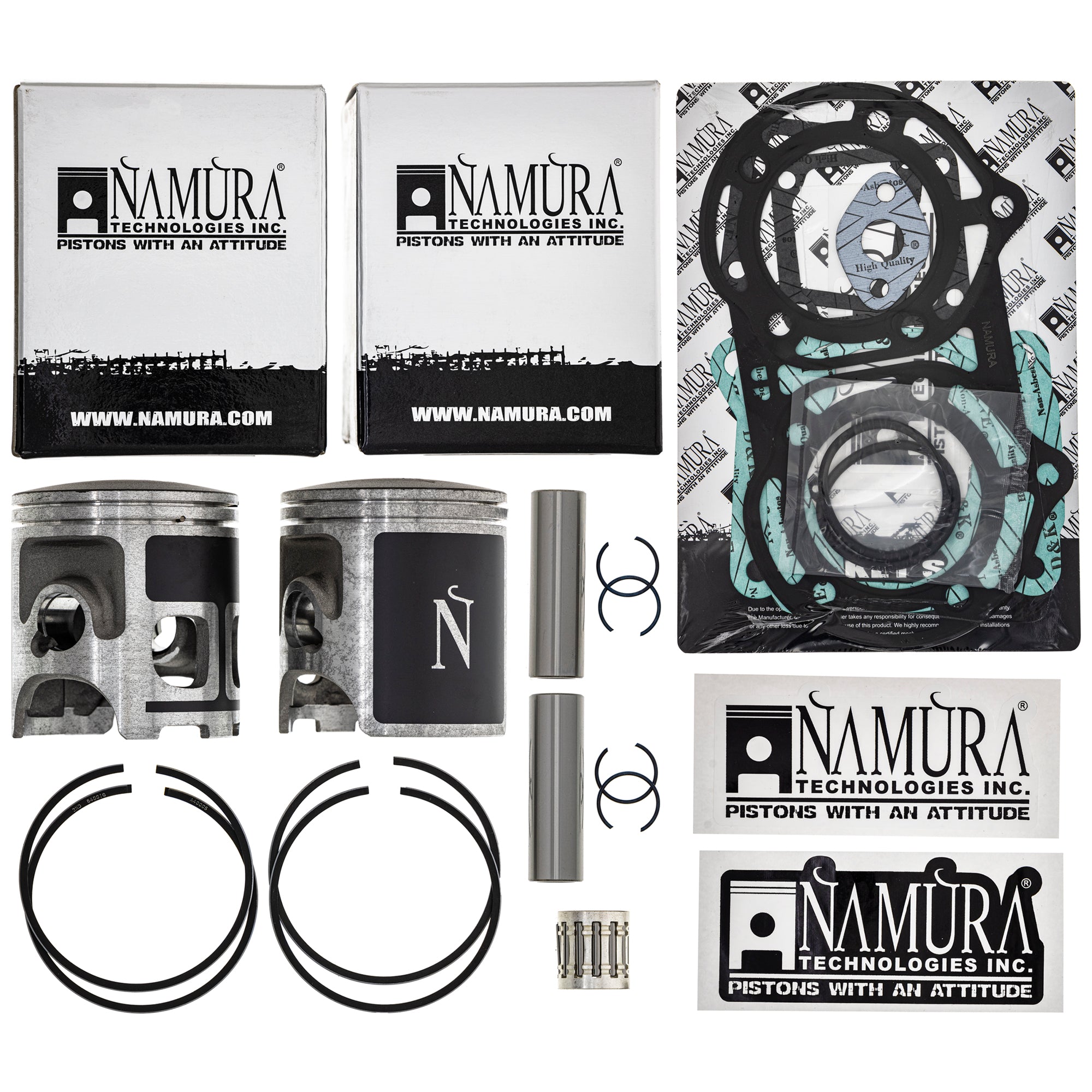 Cylinder Namura Piston Cylinder Head Gasket Spark Plug Kit For Yamaha