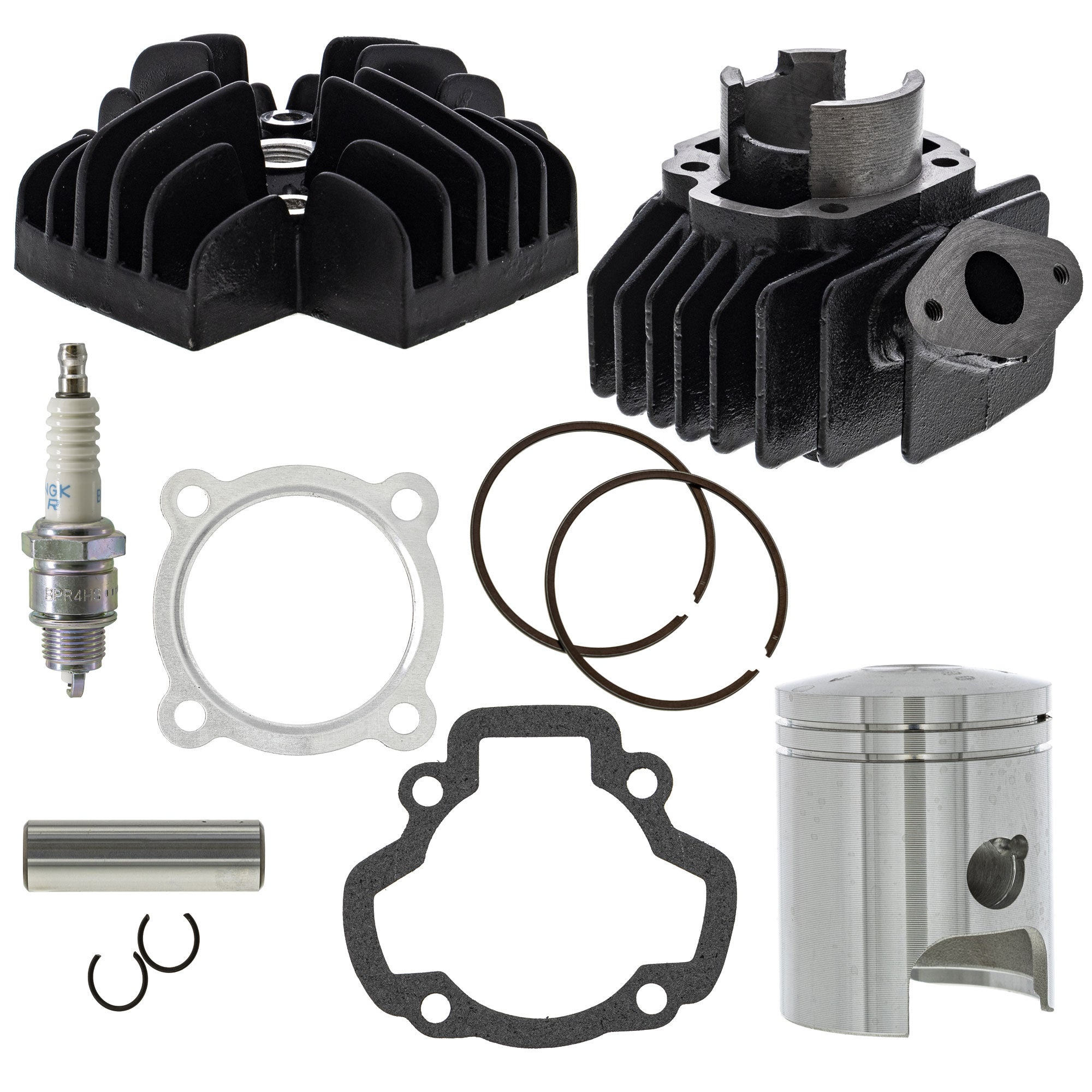 Cylinder Wiseco Piston Cylinder Head Gasket Spark Plug Kit for PW50 NICHE MK1012509
