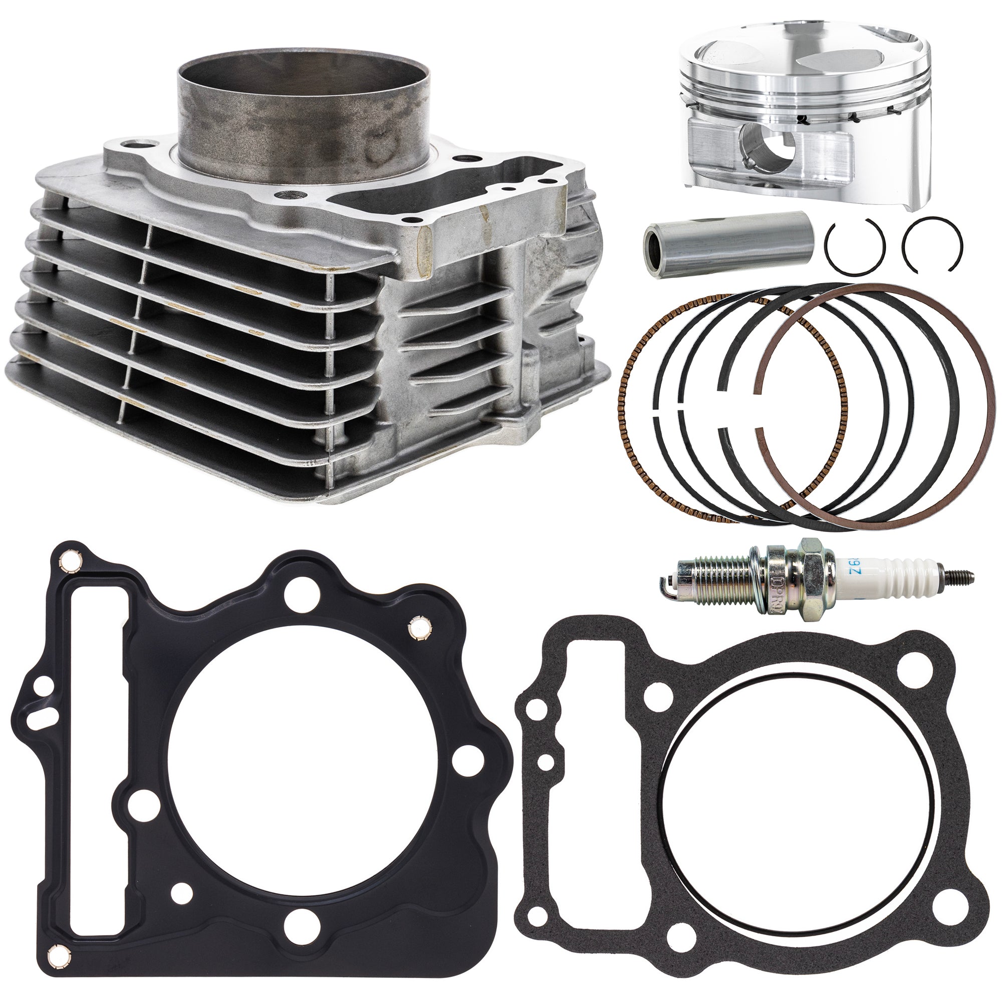 Cylindet Piston Gasket Spark Plug Kit for XR400R TRX400 SporTrax NICHE MK1012617