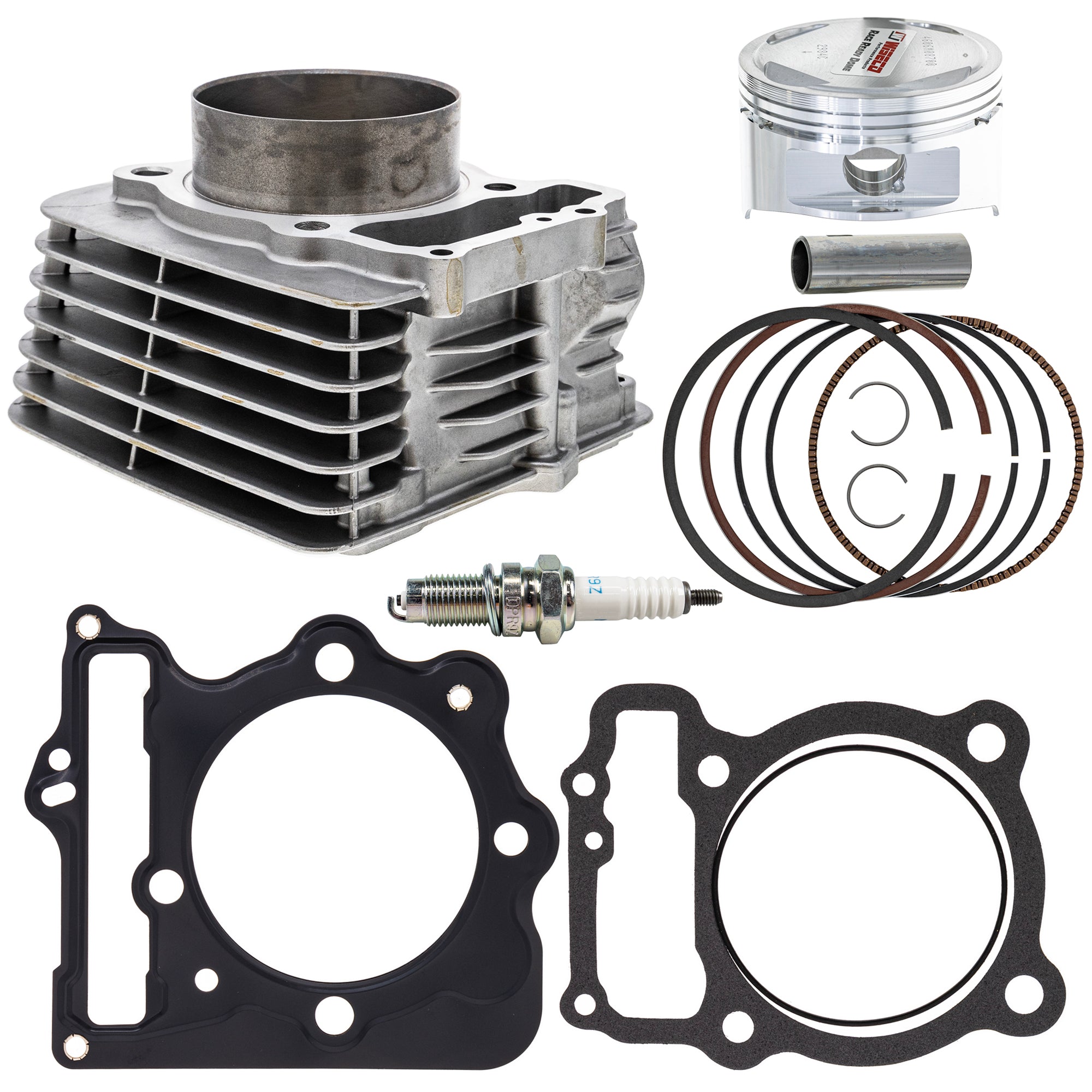 Cylindet Piston Gasket Spark Plug Kit for XR400R TRX400 SporTrax NICHE MK1012618