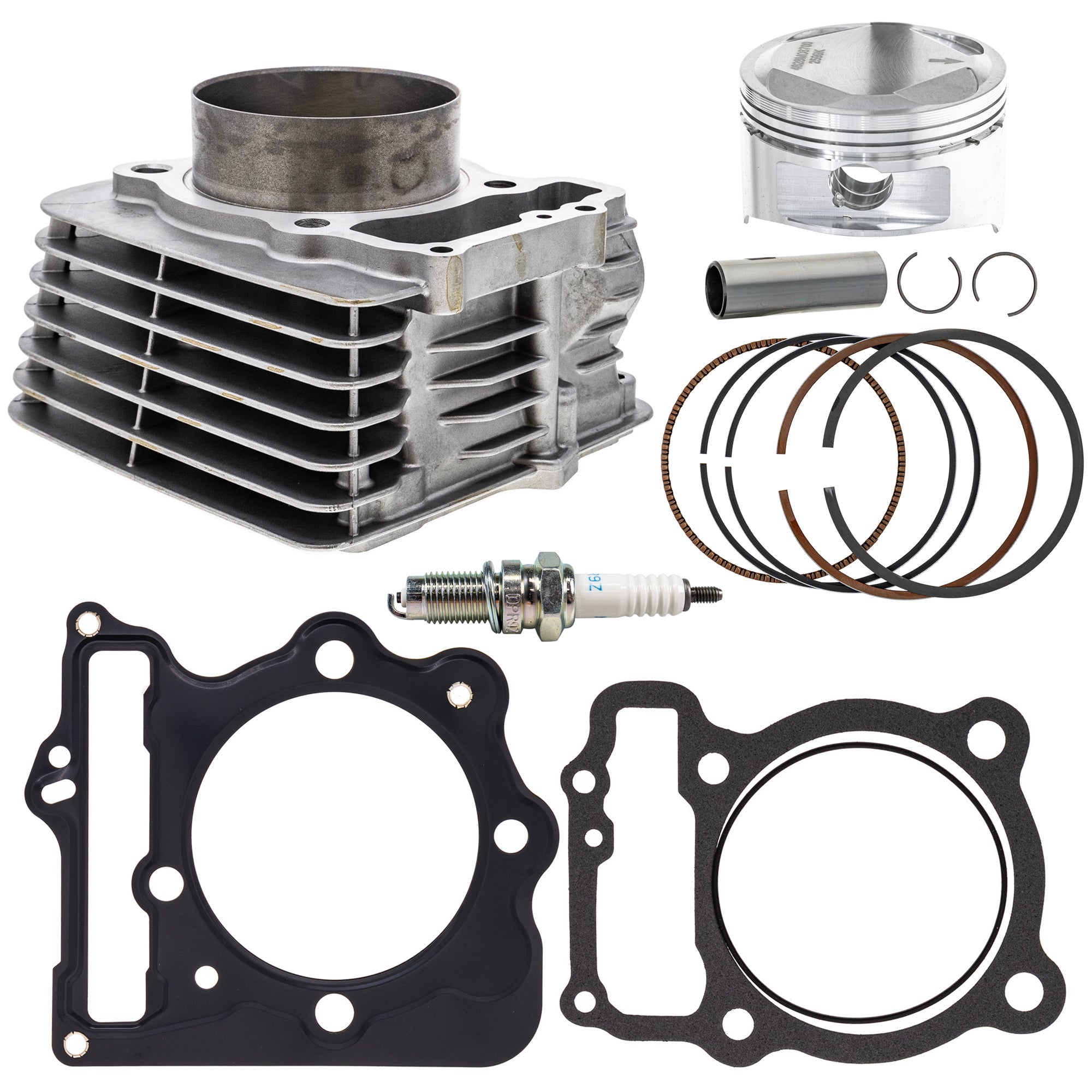 Cylindet Piston Gasket Spark Plug Kit for XR400R TRX400 SporTrax NICHE MK1012619