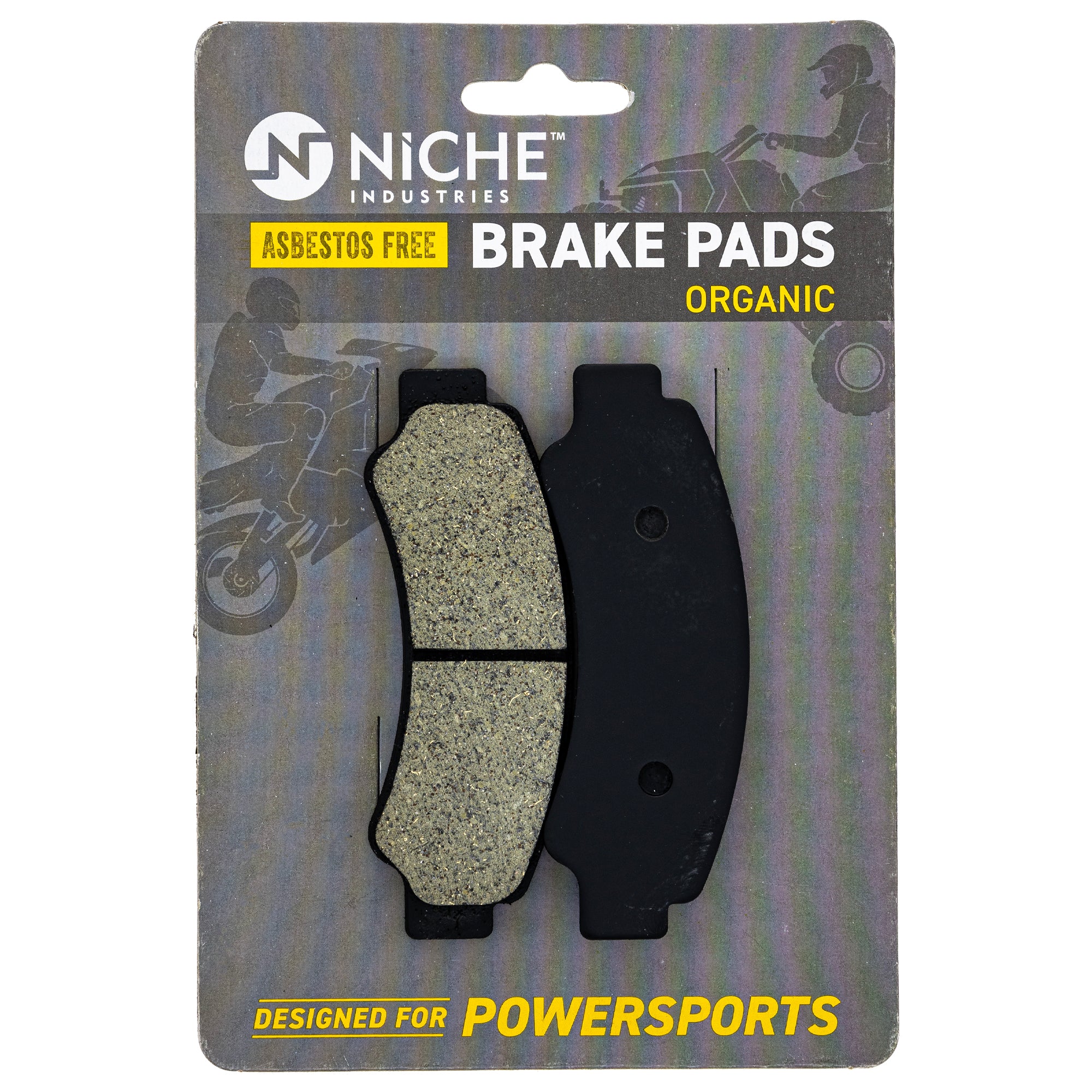 NICHE MK1012636 Complete Brake Pad Set for ZFORCE UFORCE CFORCE