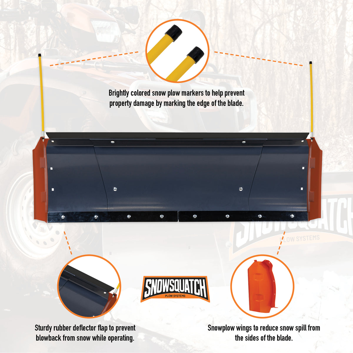 NICHE 60" Steel Blade Plow Kit