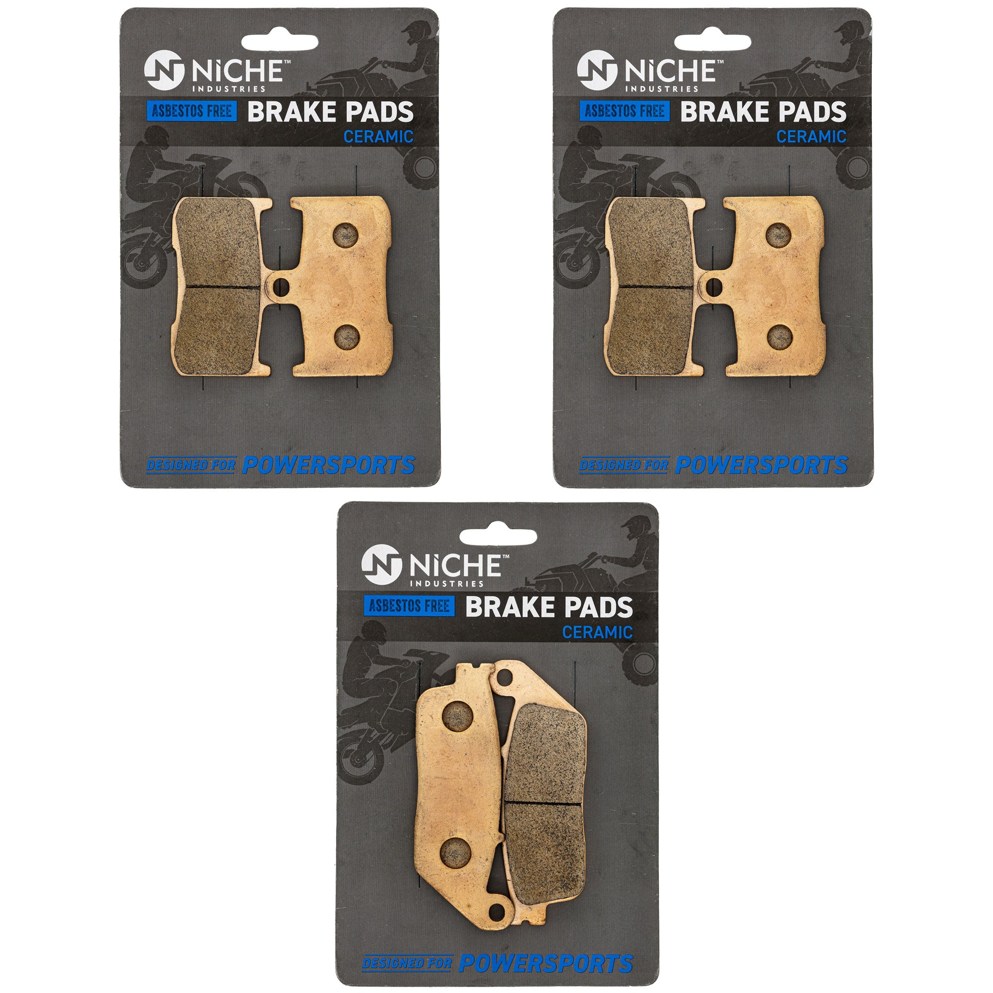 NICHE MK1014335 Complete Brake Pad Set for Vegas Valkyrie
