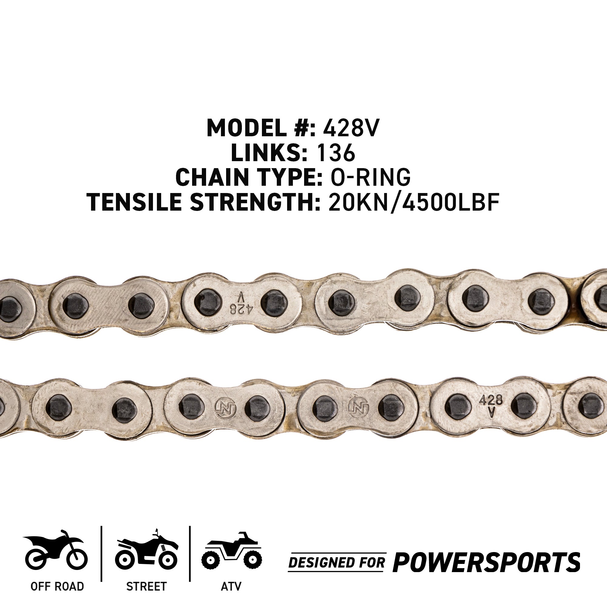 NICHE MK1014392 Chain and Sprocket Kit for Raptor Grizzly