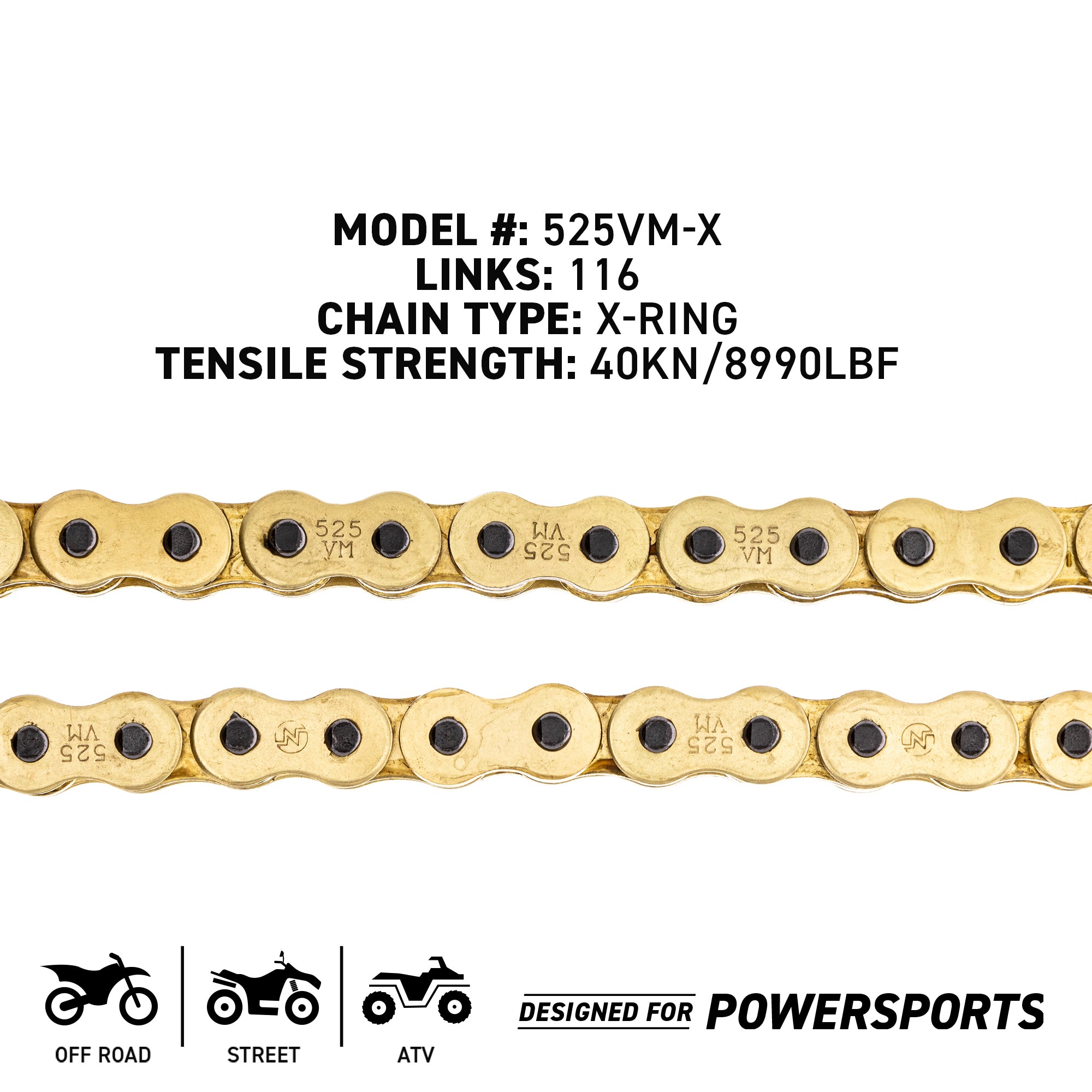 NICHE MK1014402 Chain and Sprocket Kit for F800GS