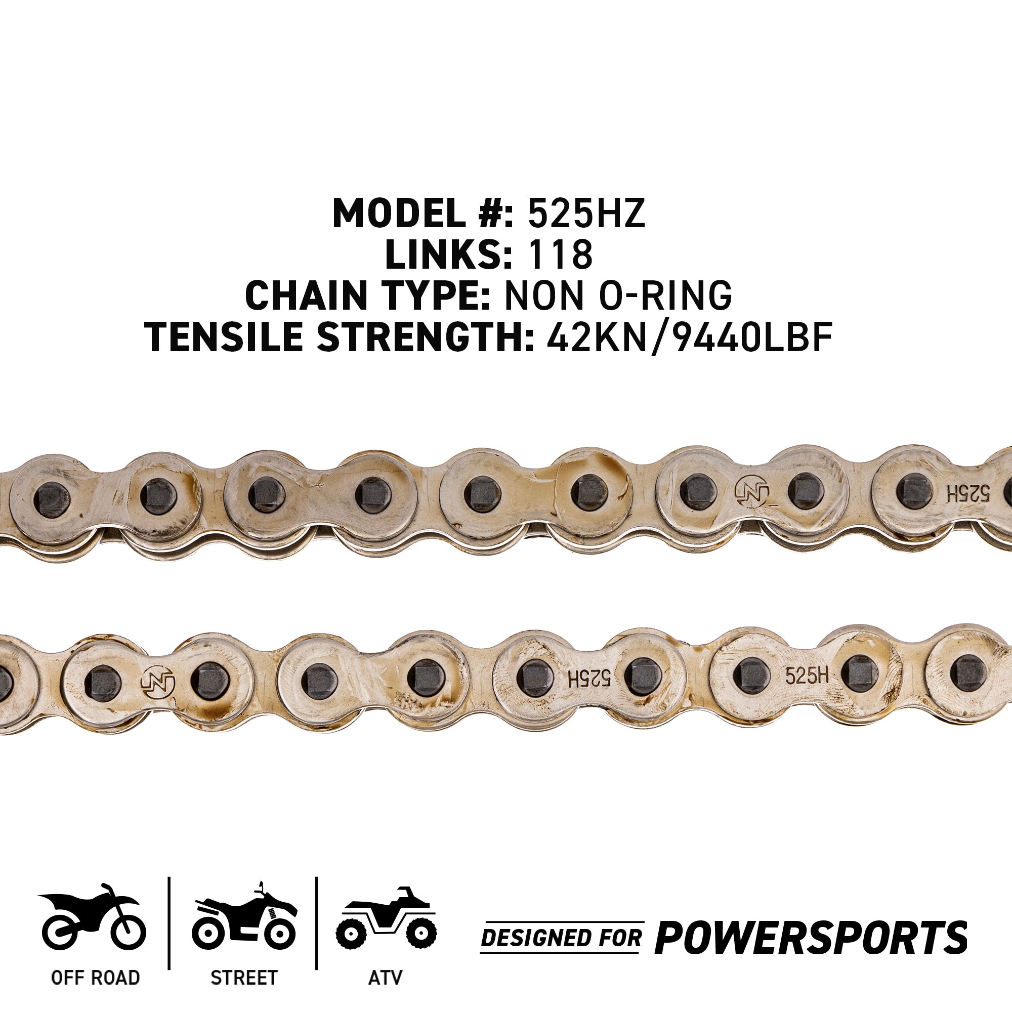 NICHE MK1014423 Chain and Sprocket Kit for Ninja