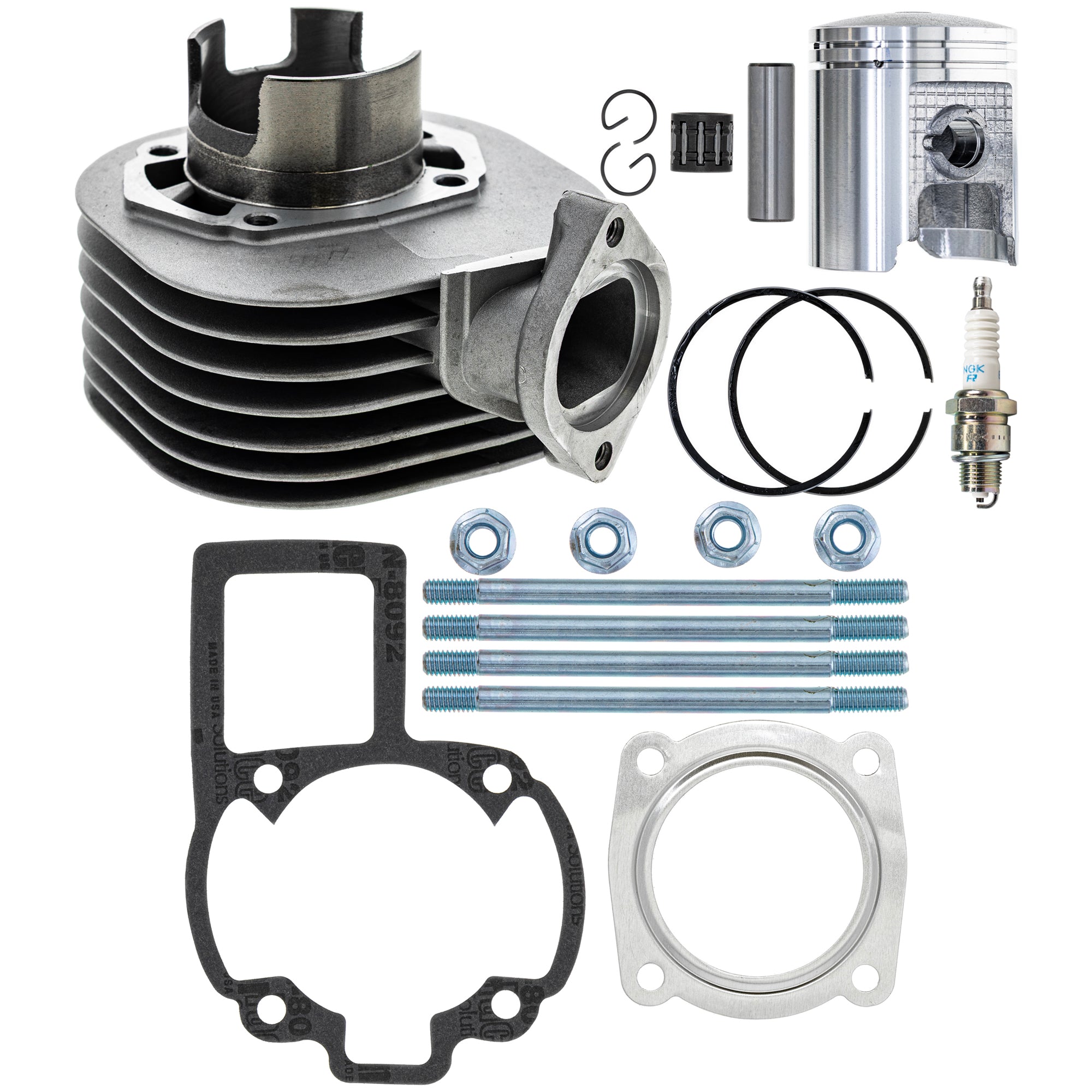 Big Bore Cylinder Piston Gasket Stud Spark Plug Kit for Quadsport Quadrunner KFX80 NICHE MK1014580
