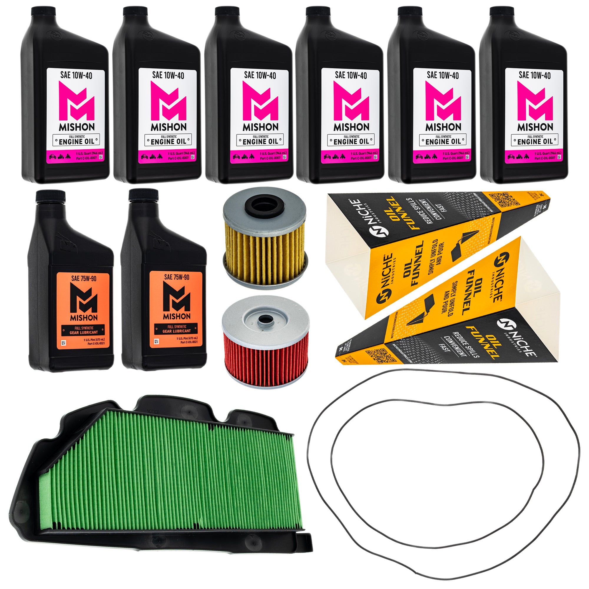 Full Service Oil Change Kit for Pioneer MISHON MK1014680