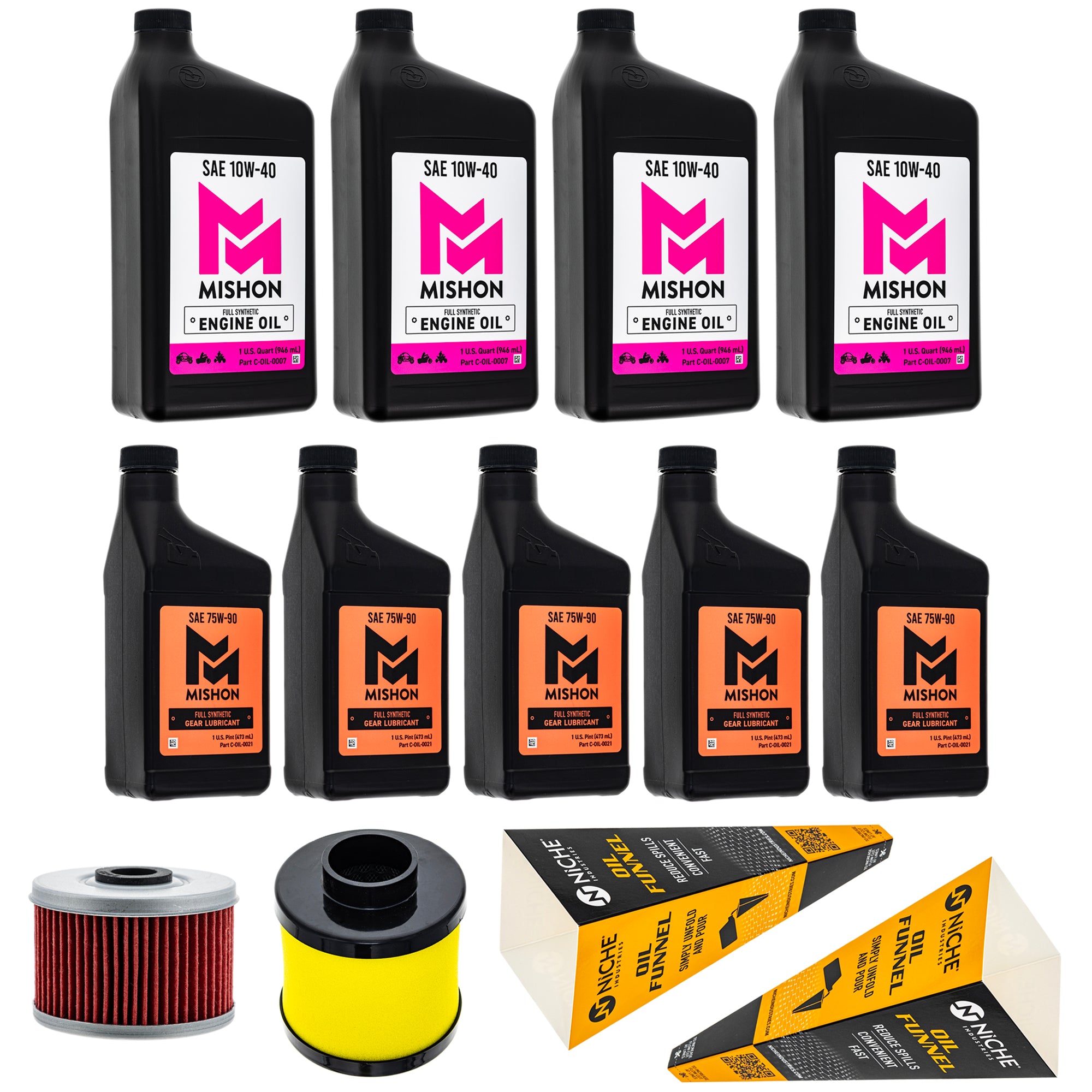 Full Service Oil Change Kit for FourTrax MISHON MK1014685