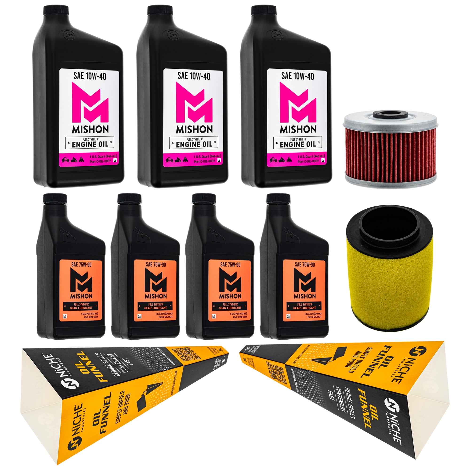 Full Service Oil Change Kit for FourTrax MISHON MK1014688