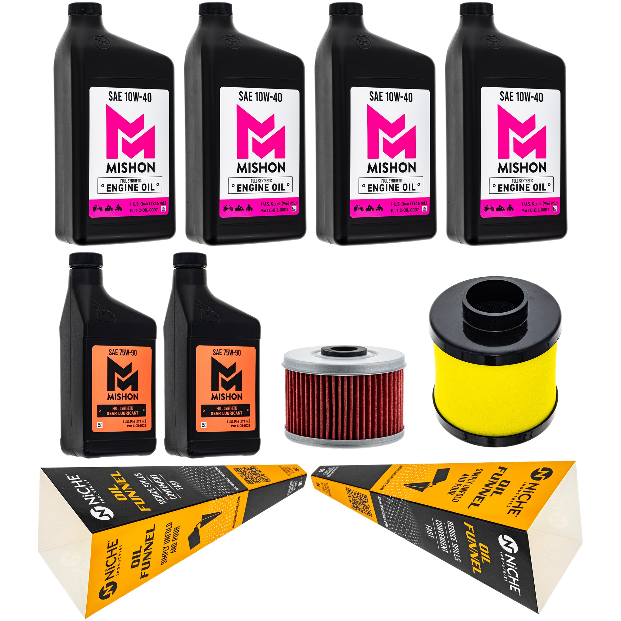 Full Service Oil Change Kit for Pioneer FourTrax MISHON MK1014689