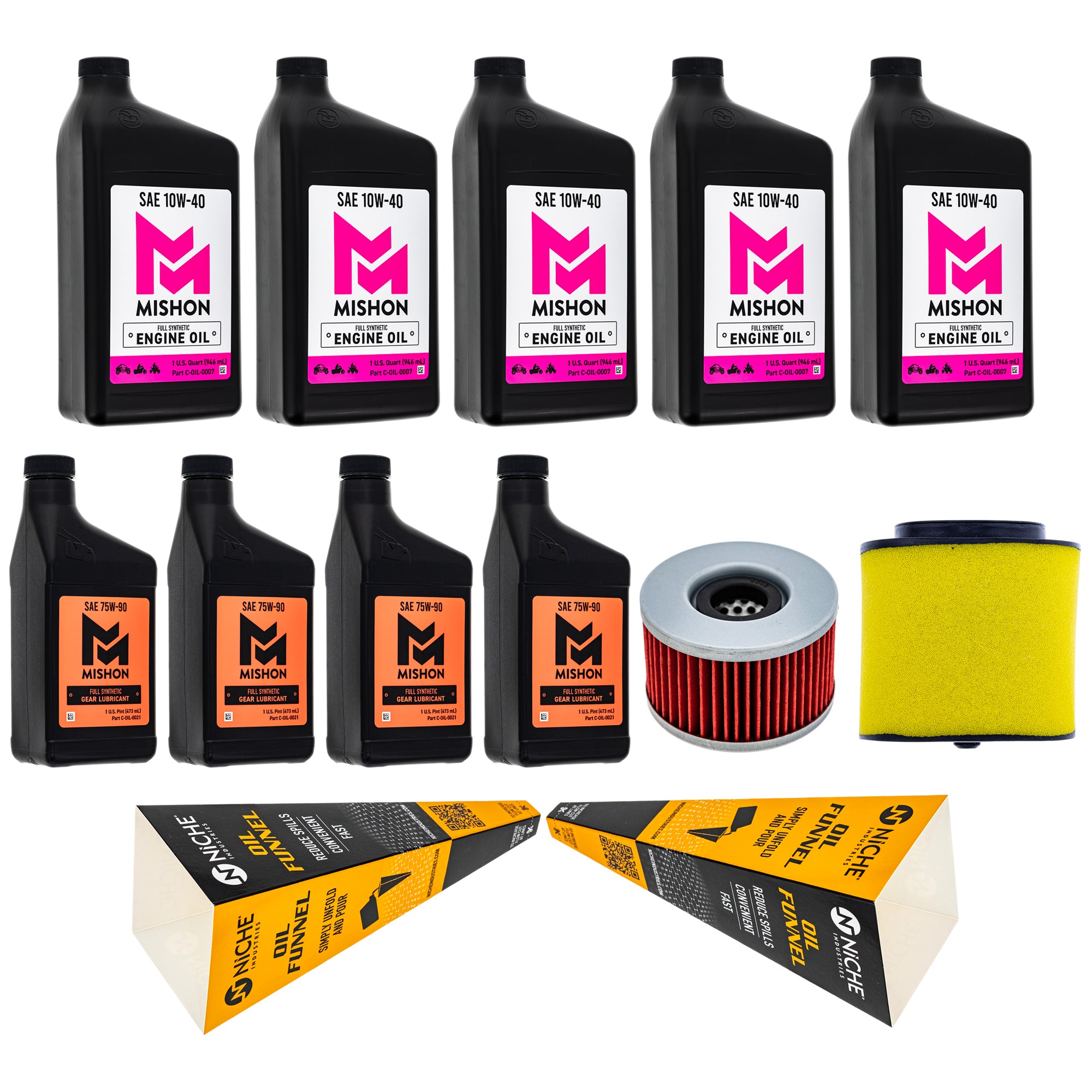 Full Service Oil Change Kit for FourTrax MISHON MK1014690