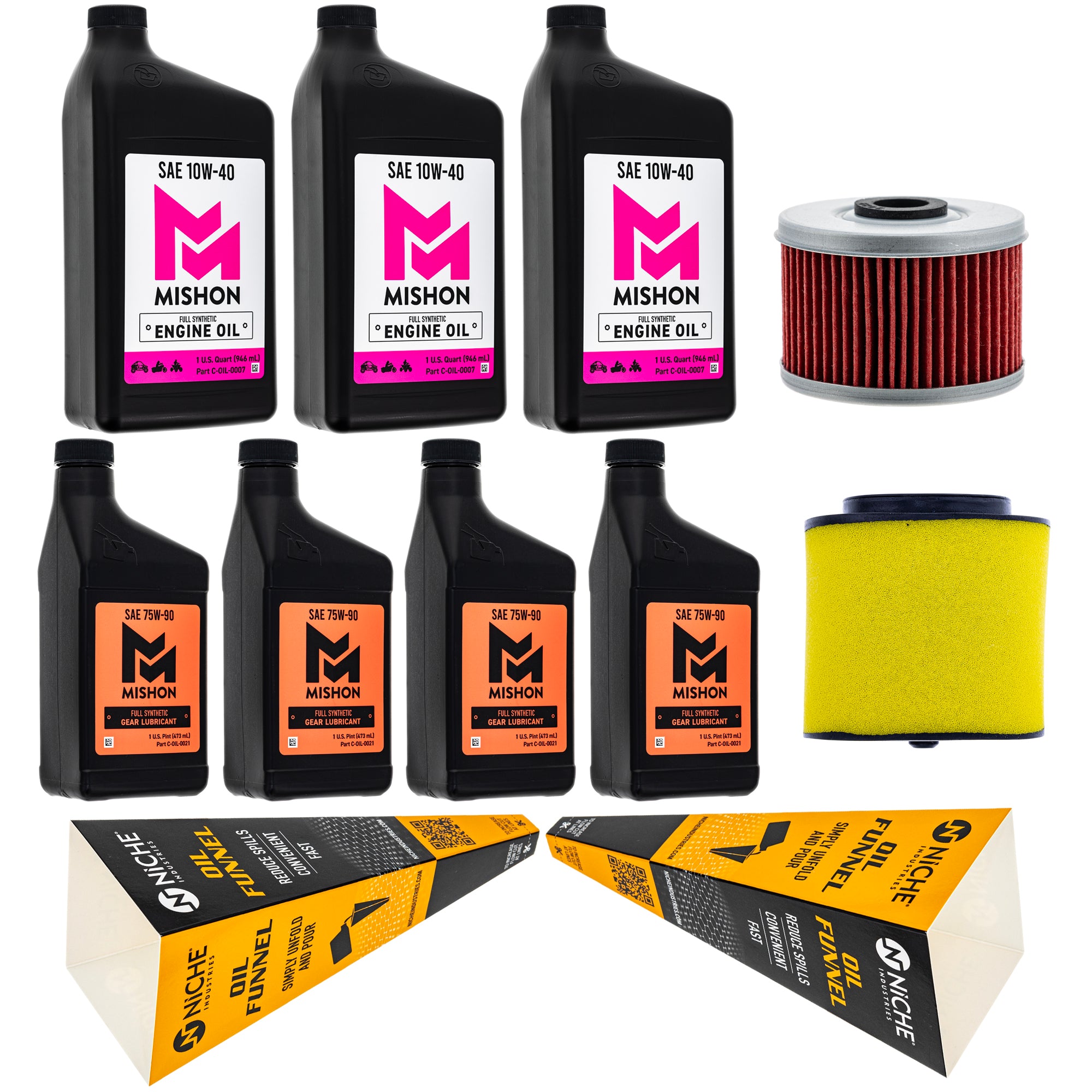 Full Service Oil Change Kit for FourTrax MISHON MK1014699