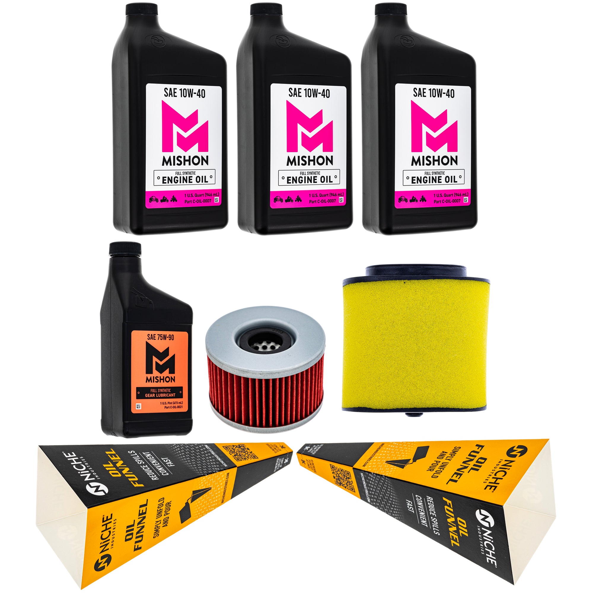 Full Service Oil Change Kit for Pioneer FourTrax MISHON MK1014700