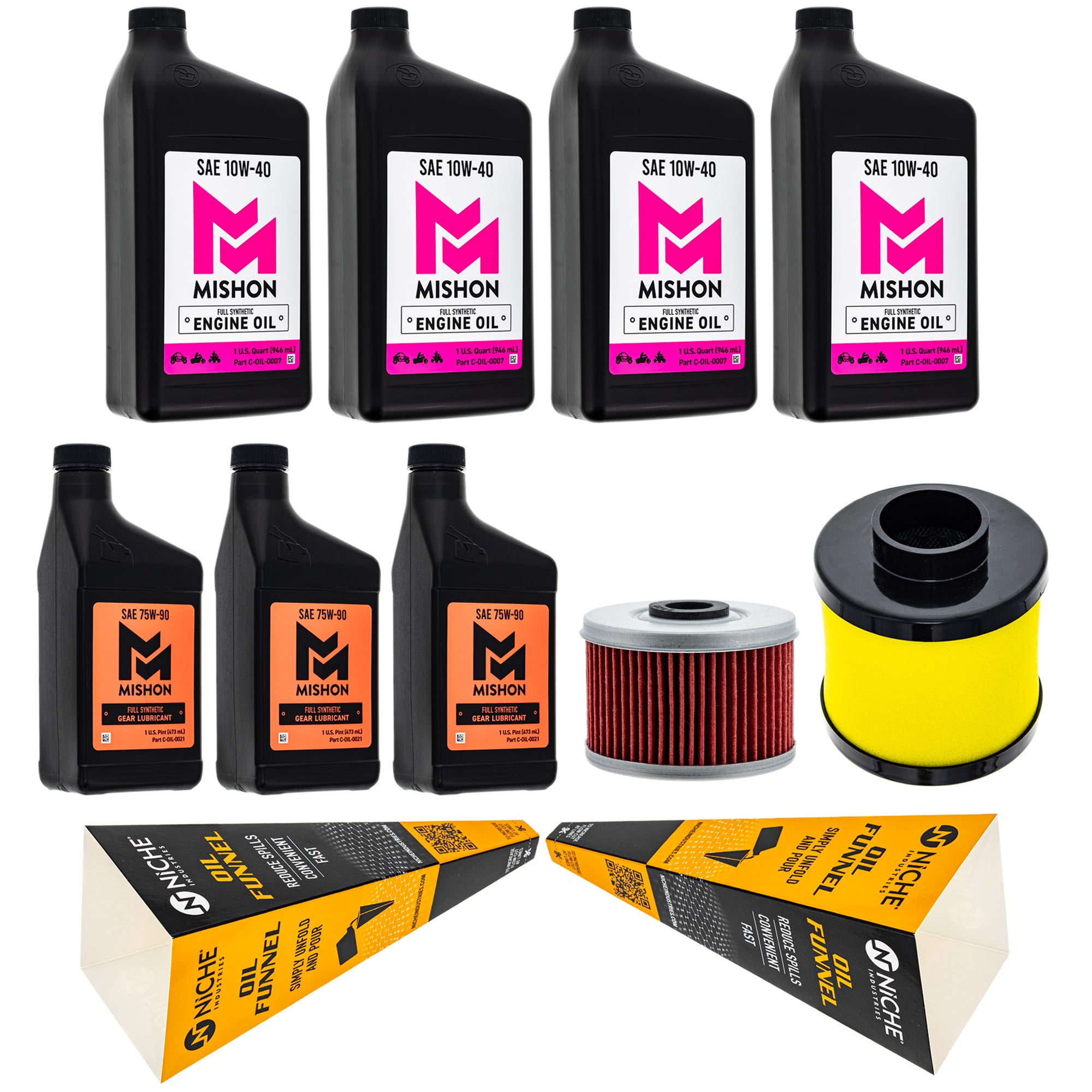 Full Service Oil Change Kit for Pioneer FourTrax MISHON MK1014704