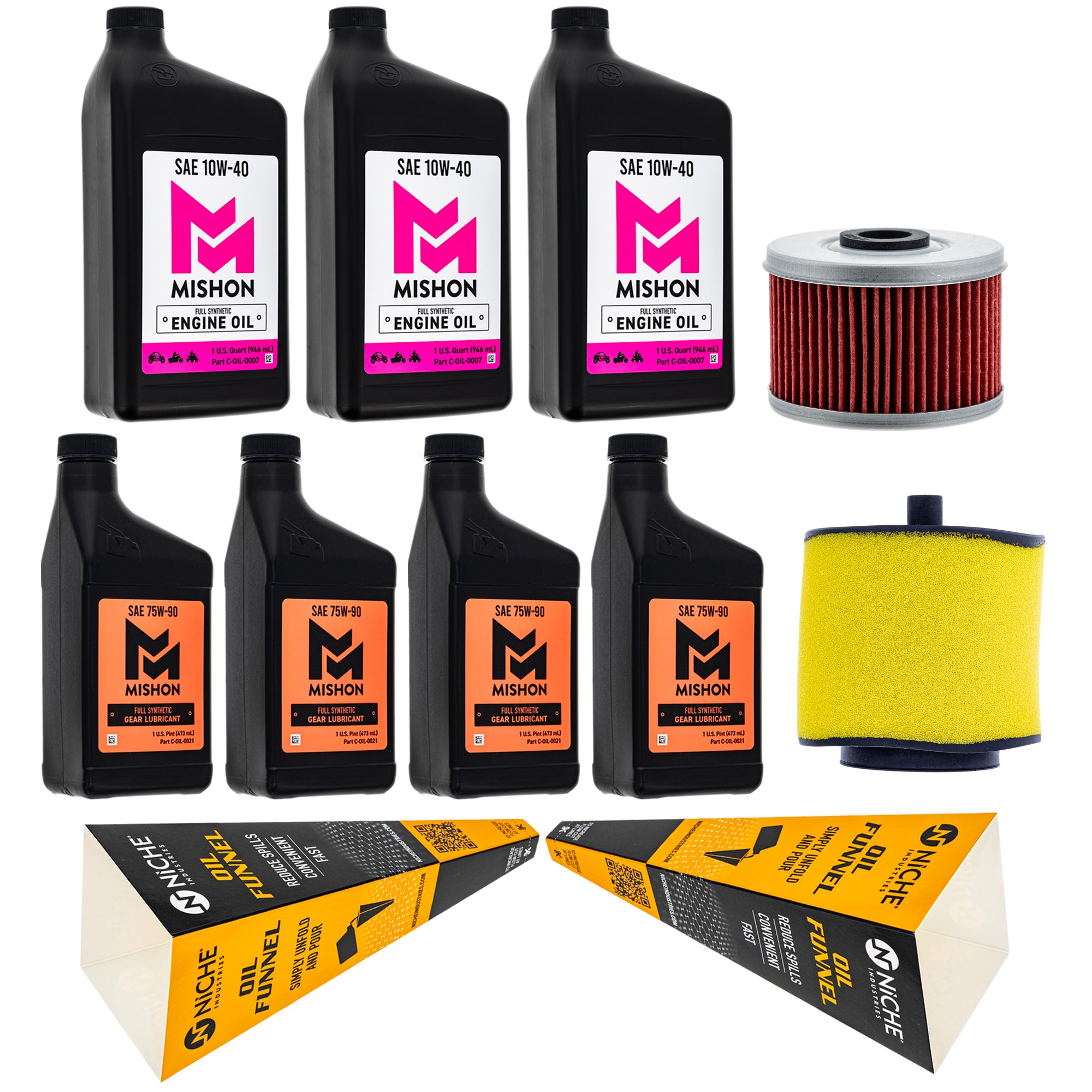 Full Service Oil Change Kit for FourTrax MISHON MK1014709