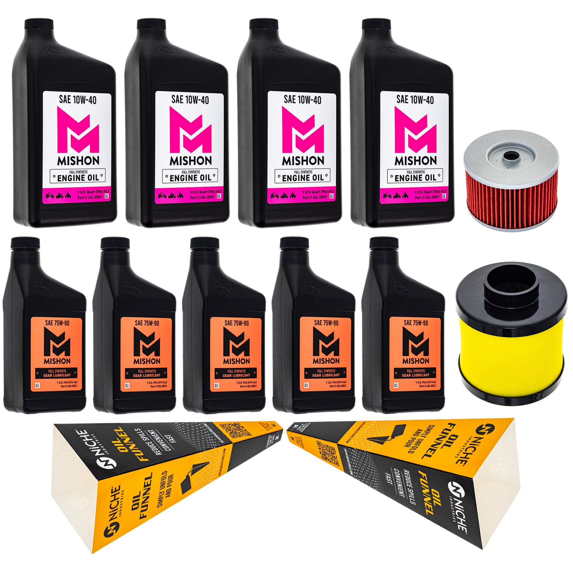 Full Service Oil Change Kit for FourTrax MISHON MK1014719