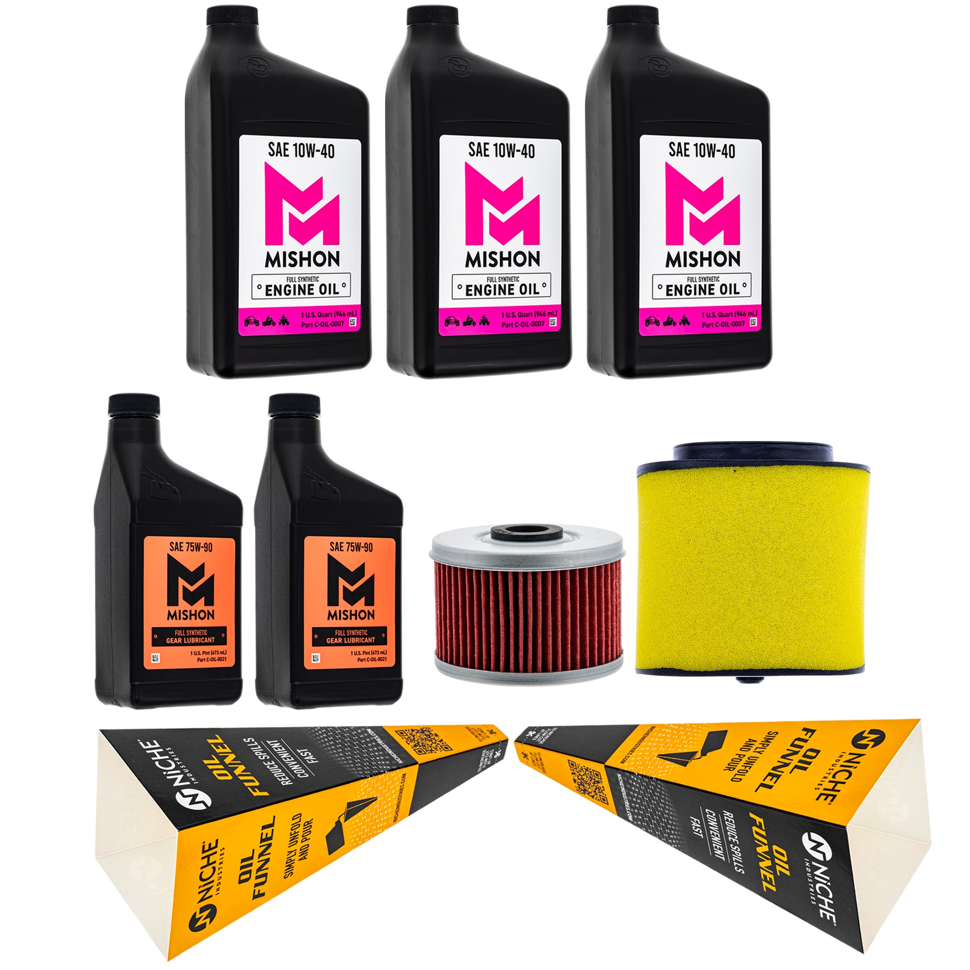 Full Service Oil Change Kit for FourTrax MISHON MK1014722